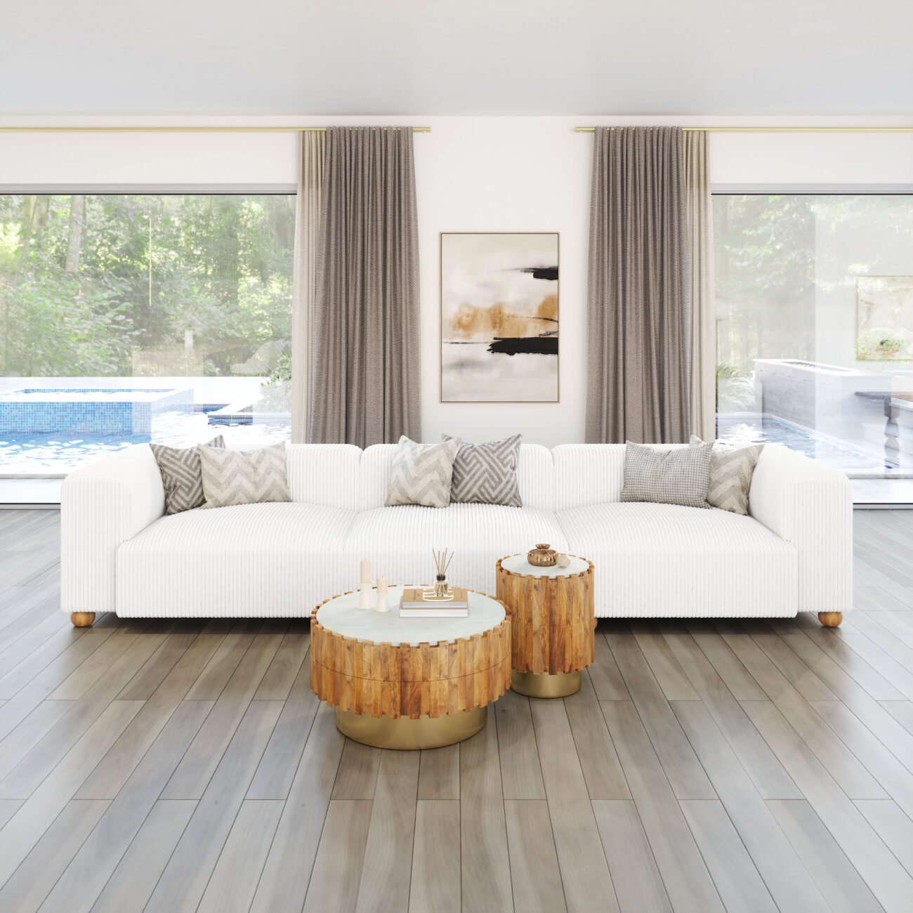 Bombay Coffee Table Natural - Image 3