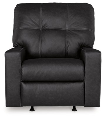 Barlin Mills Recliner and Oversized Accent Ottoman - Image 5
