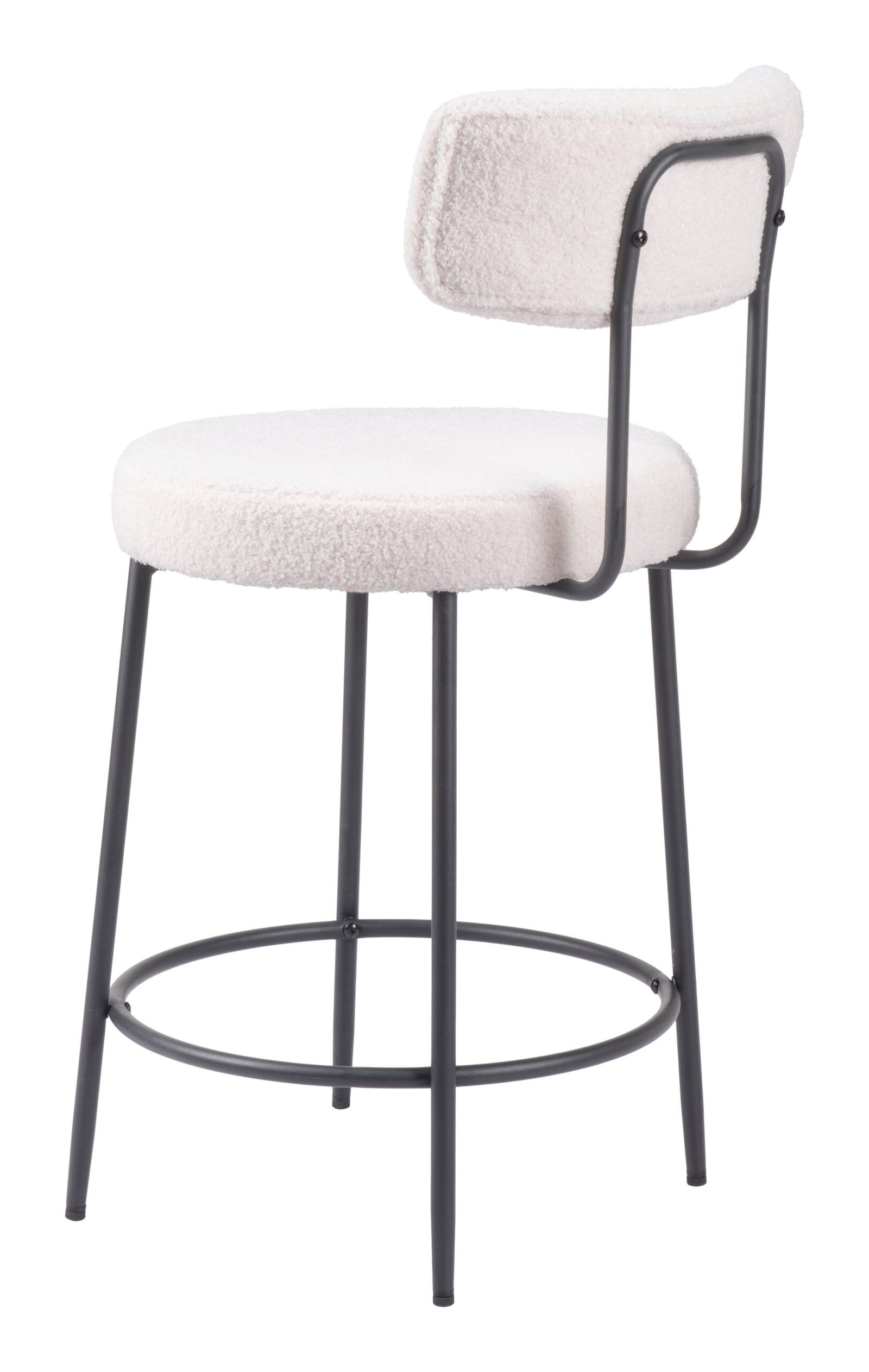 Blanca Counter Stool (Set of 2) Ivory - Image 6