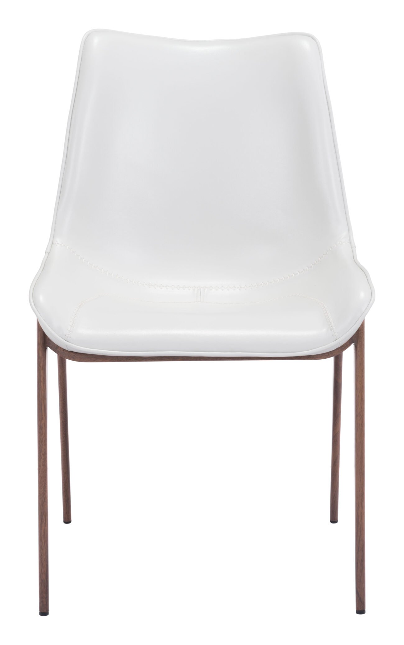 Magnus Dining Chair (Set of 2) White & Walnut - Image 6