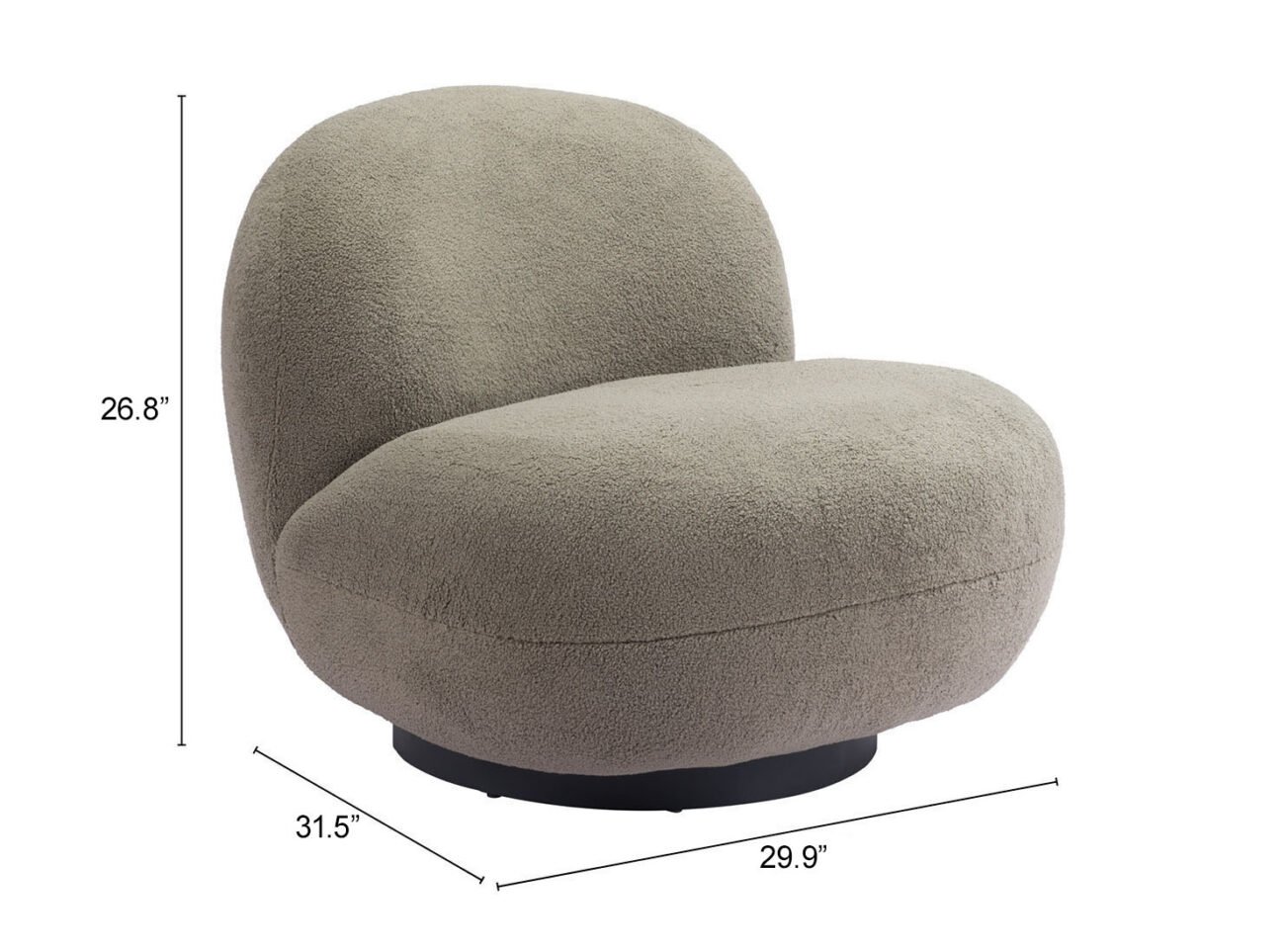 Myanmar Accent Chair Olive Green - Image 11