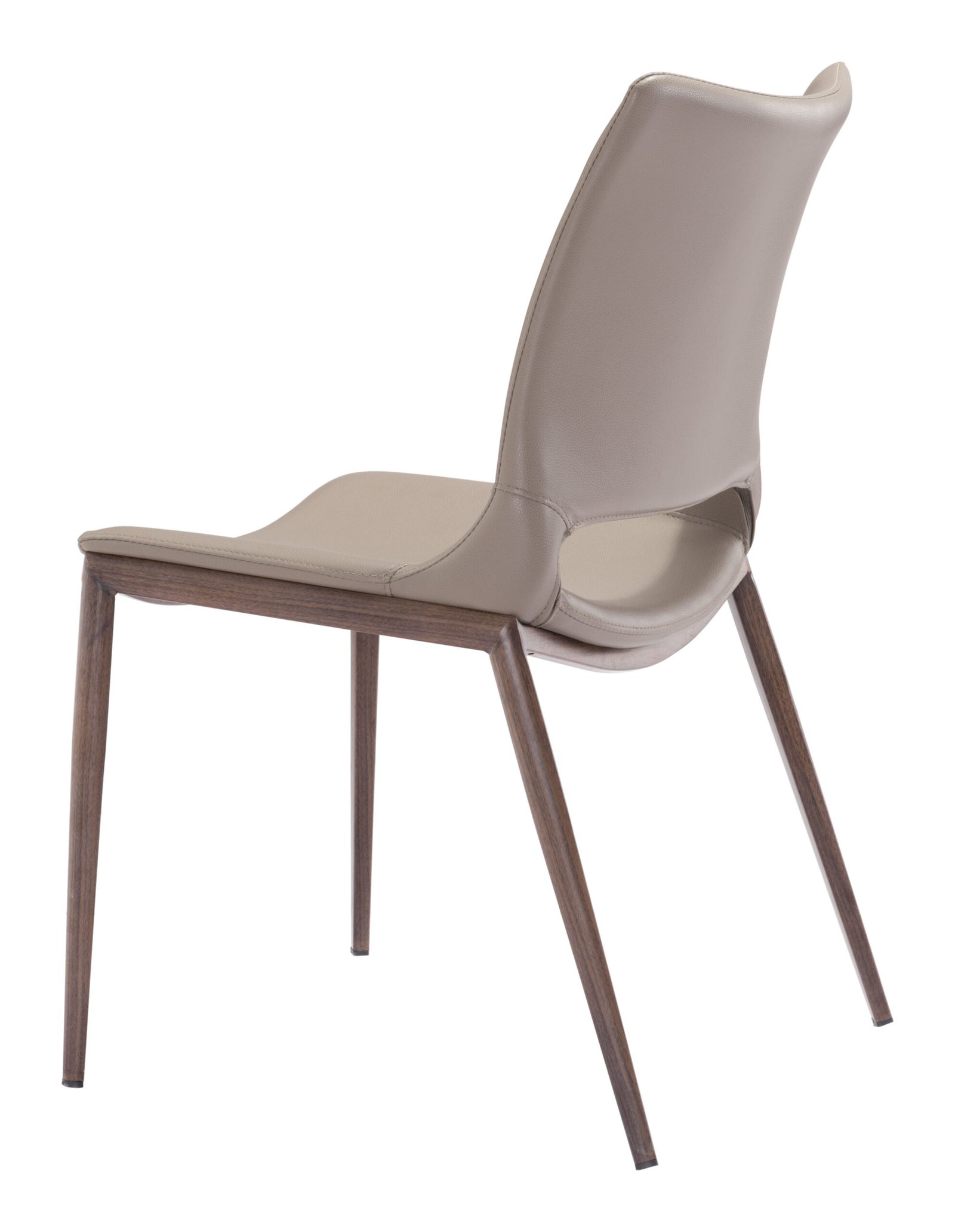 Ace Dining Chair (Set of 2) Brown & Walnut - Image 7