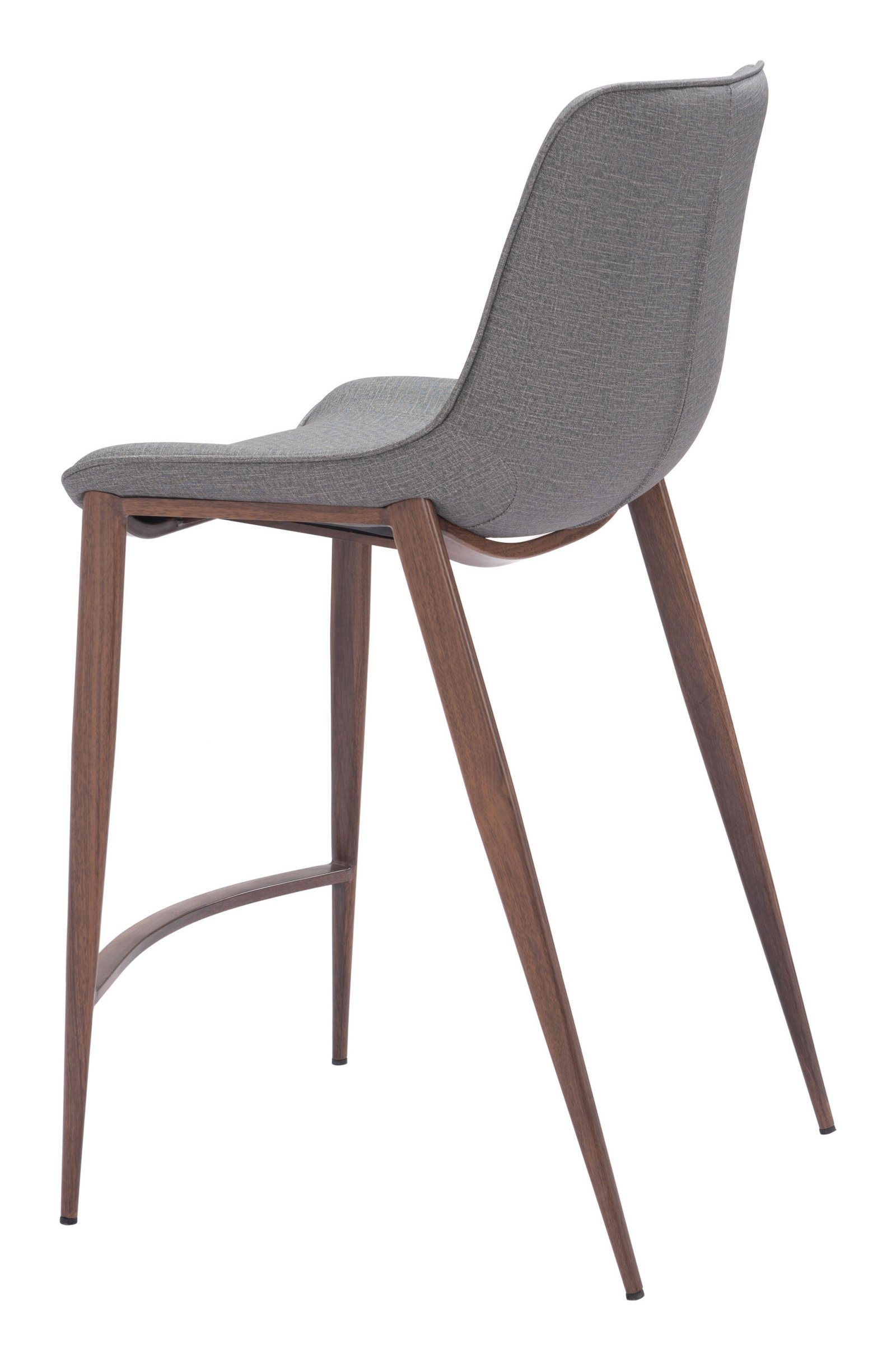Magnus Counter Stool (Set of 2) Slate Gray & Walnut - Image 6