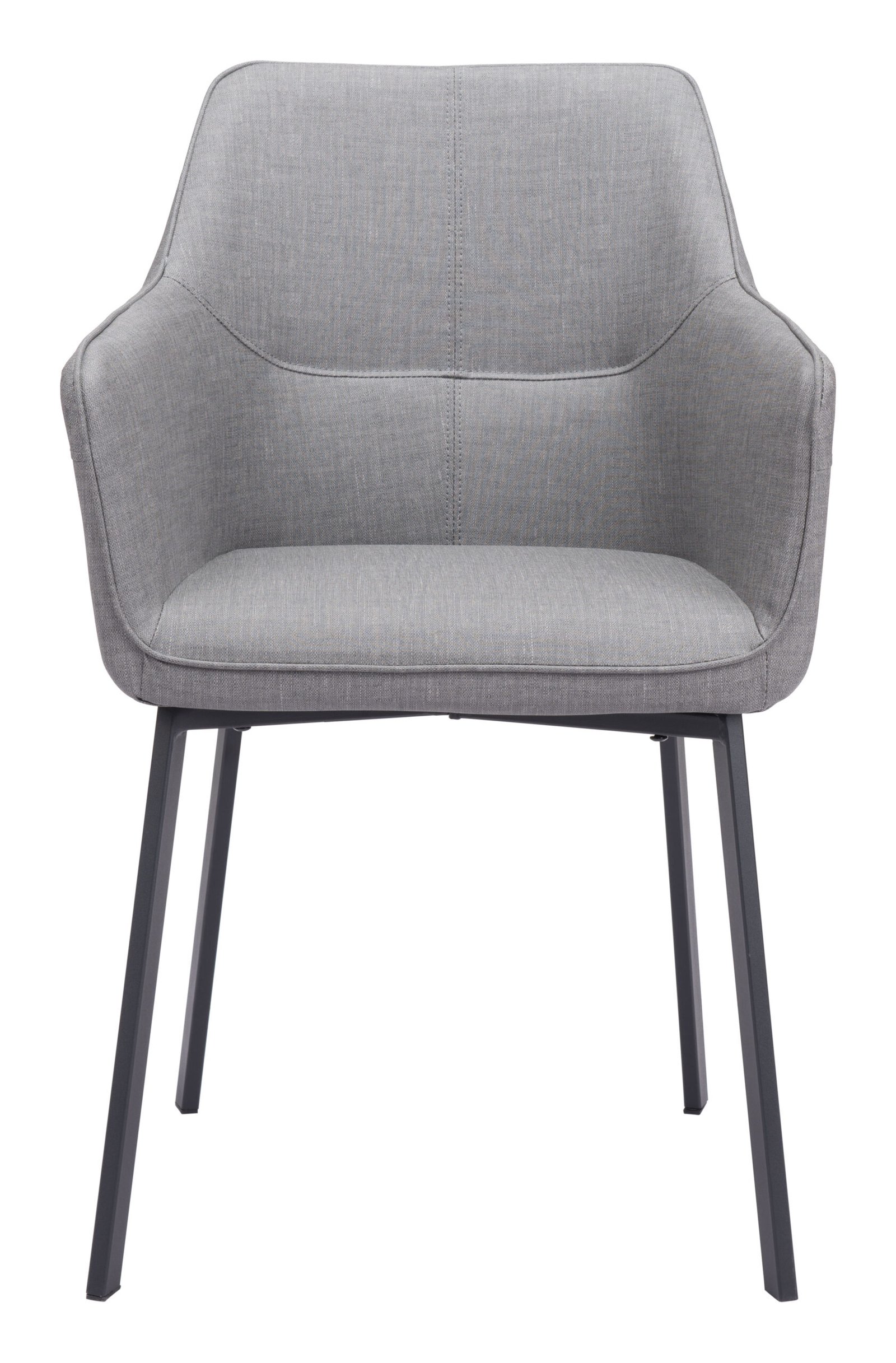 Adage Dining Chair (Set of 2) Gray - Image 5