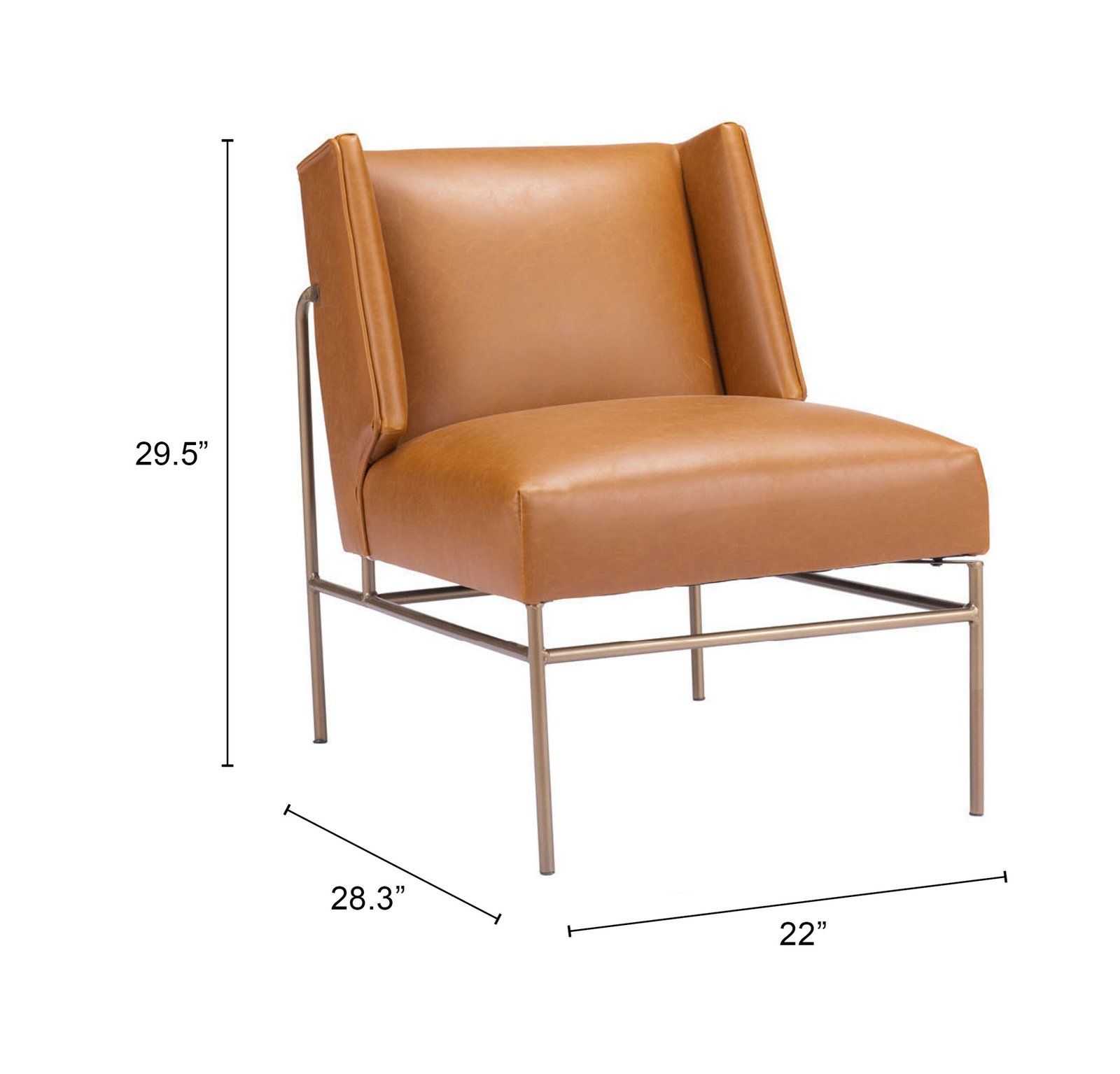 Atlanta Accent Chair Brown - Image 10