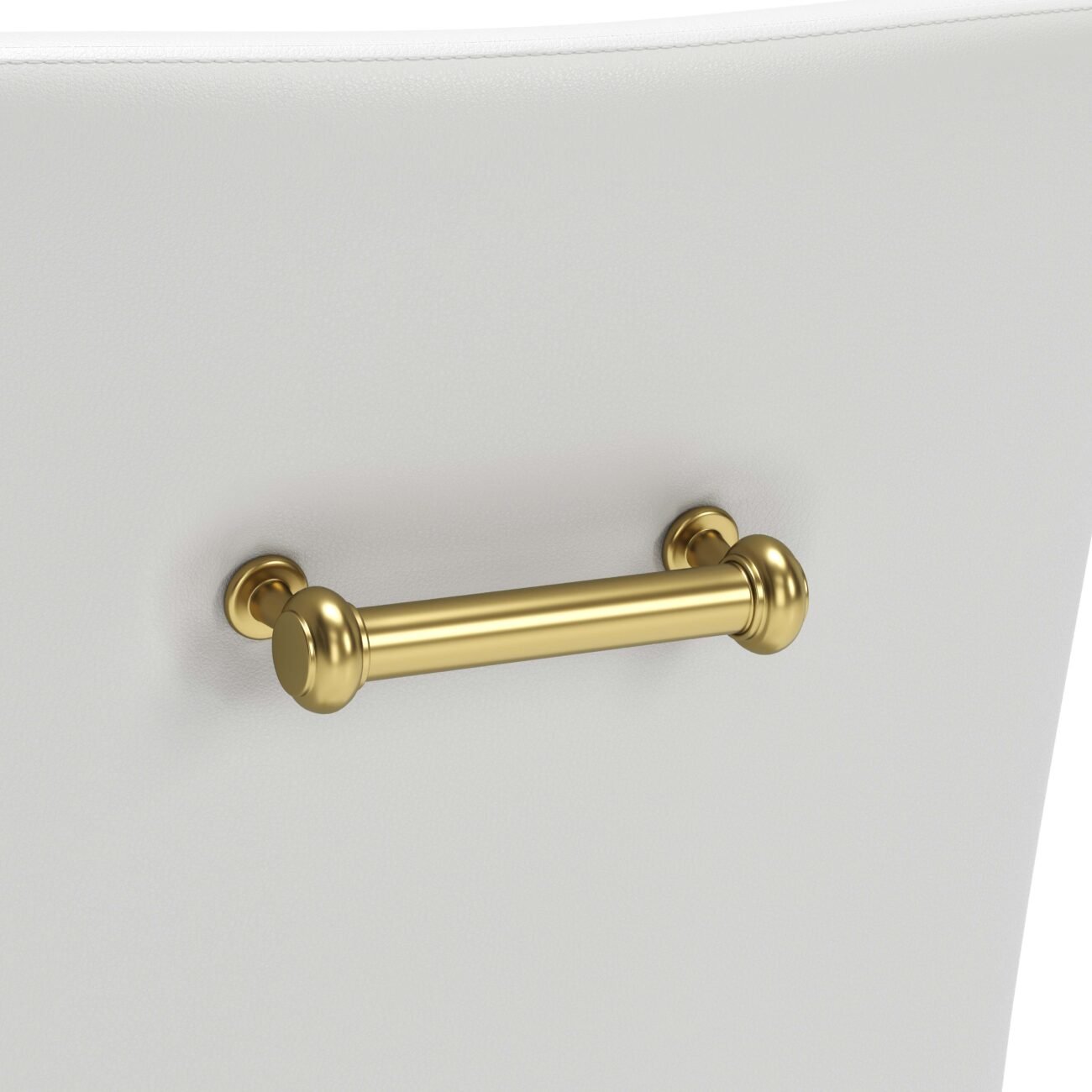 Maxine Dining Chair White & Gold - Image 9