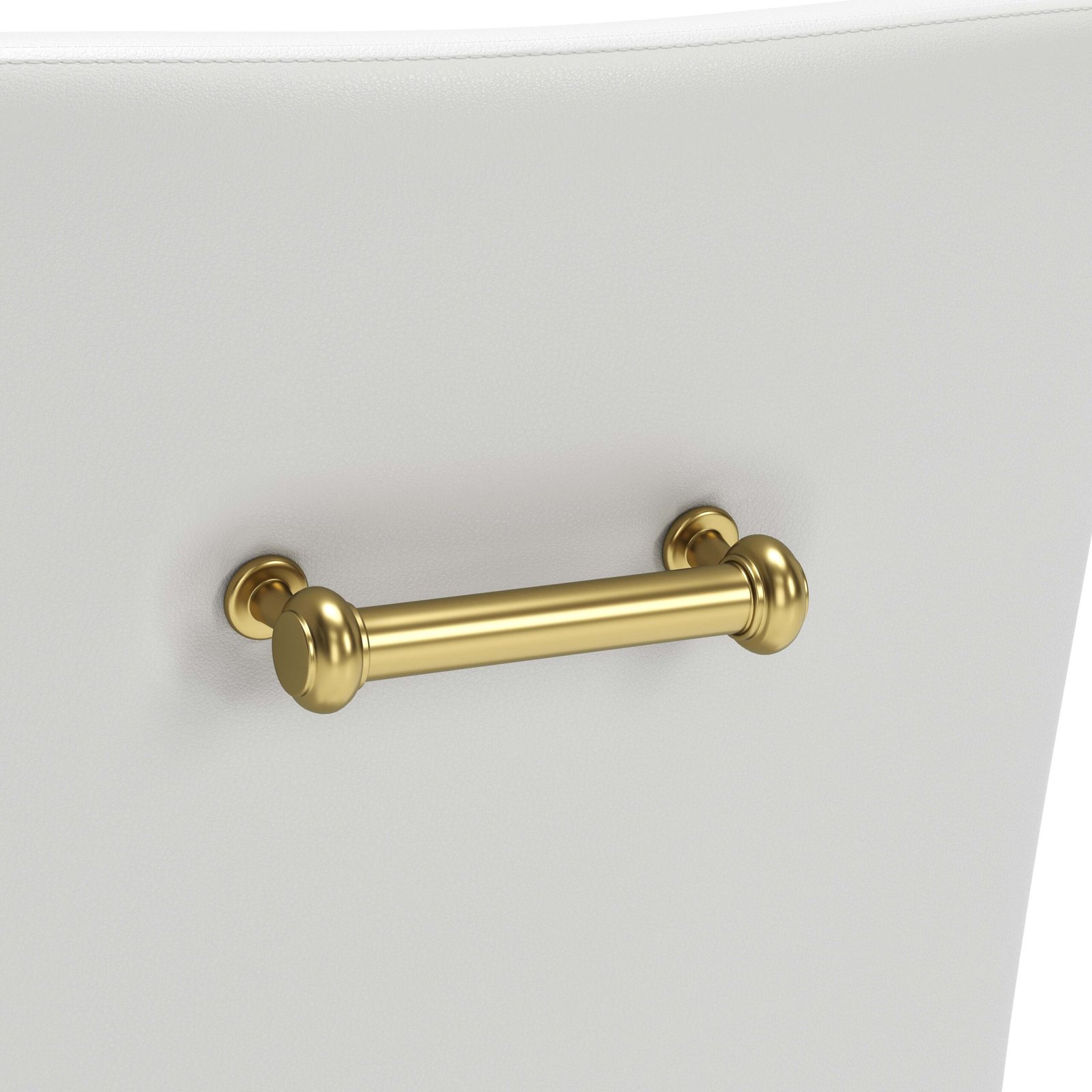 Maxine Dining Chair White & Gold - Image 9