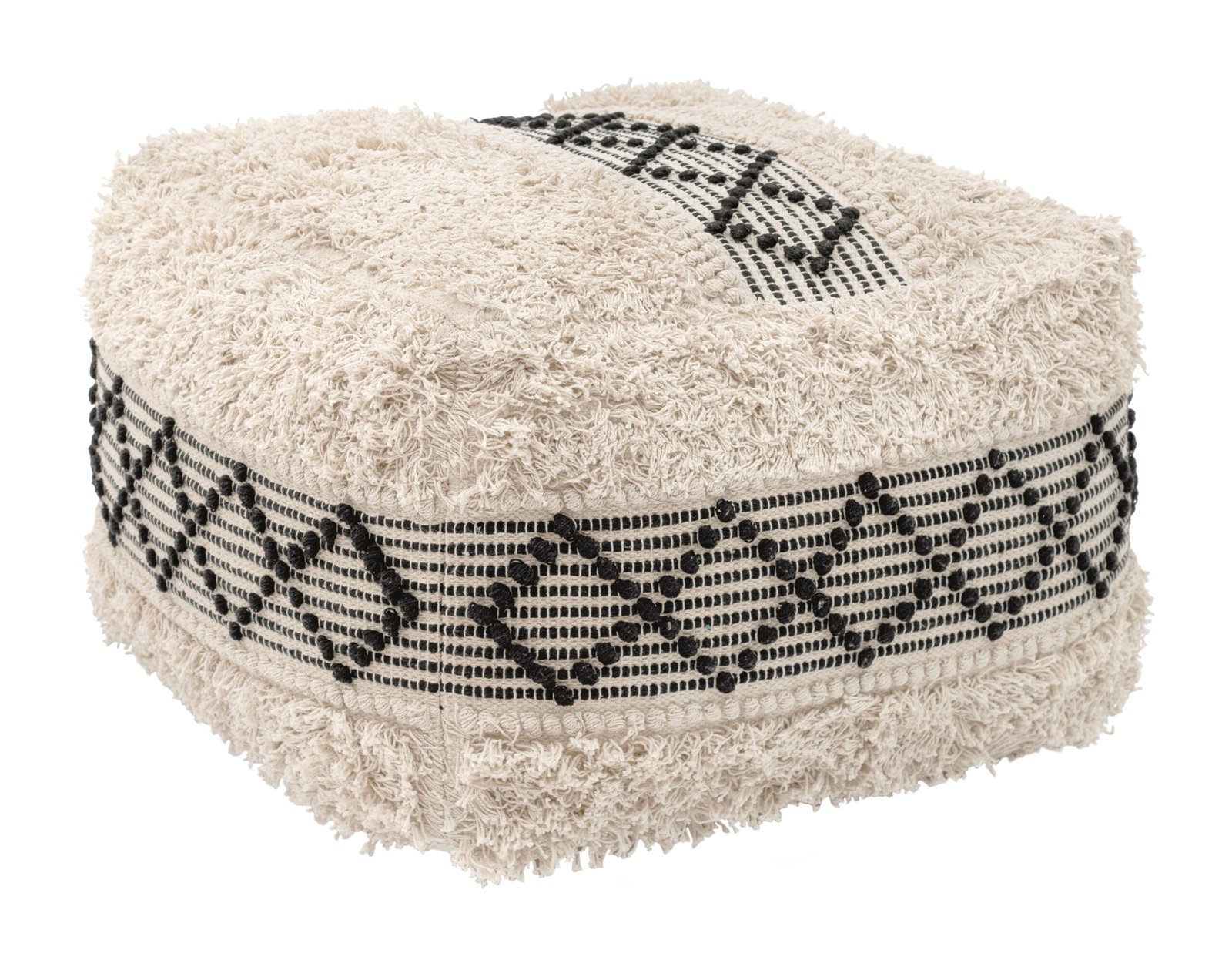 Pisco Ottoman Beige & Black - Image 3