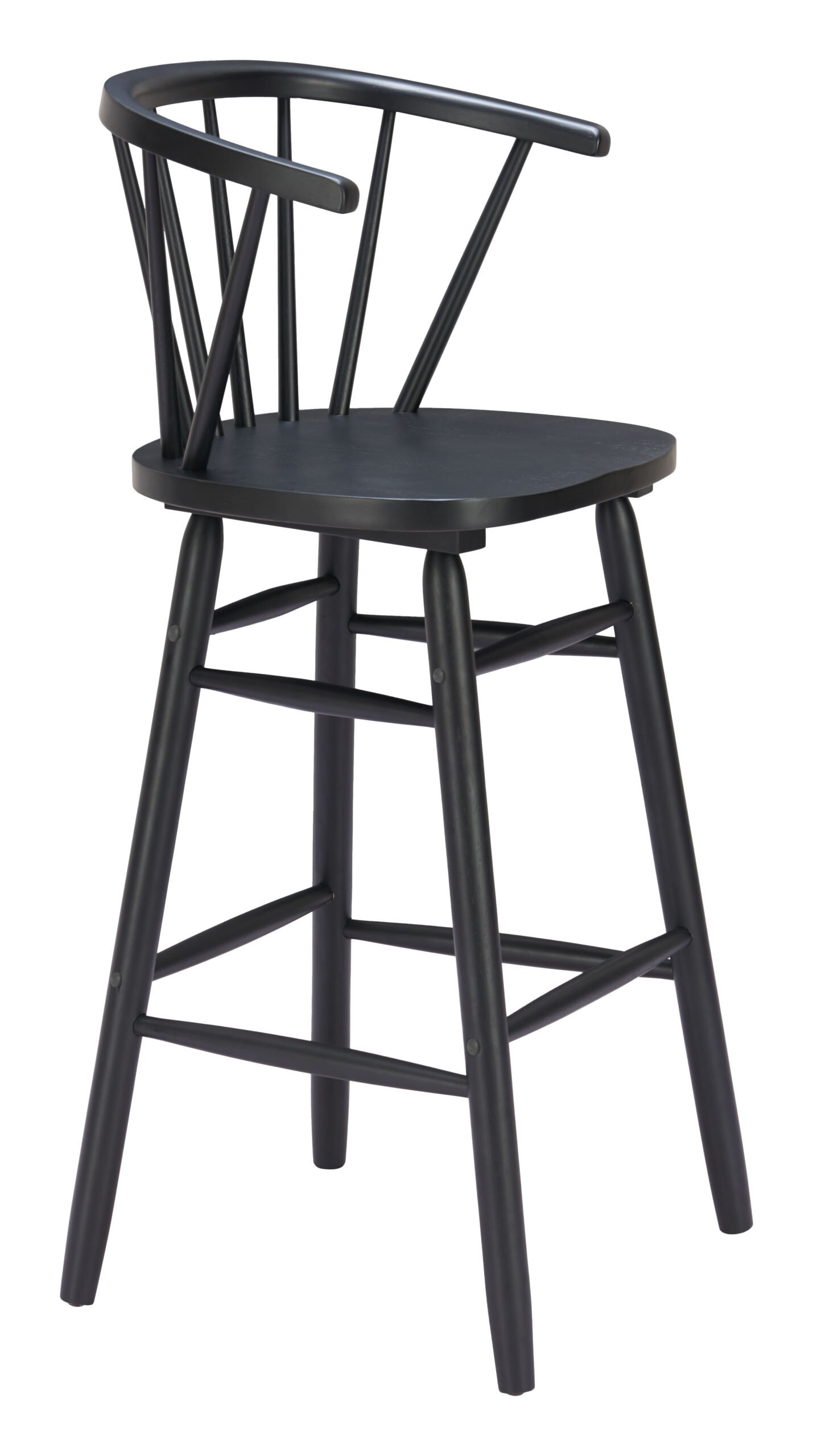 Stenger Barstool (Set of 2) Black - Image 6