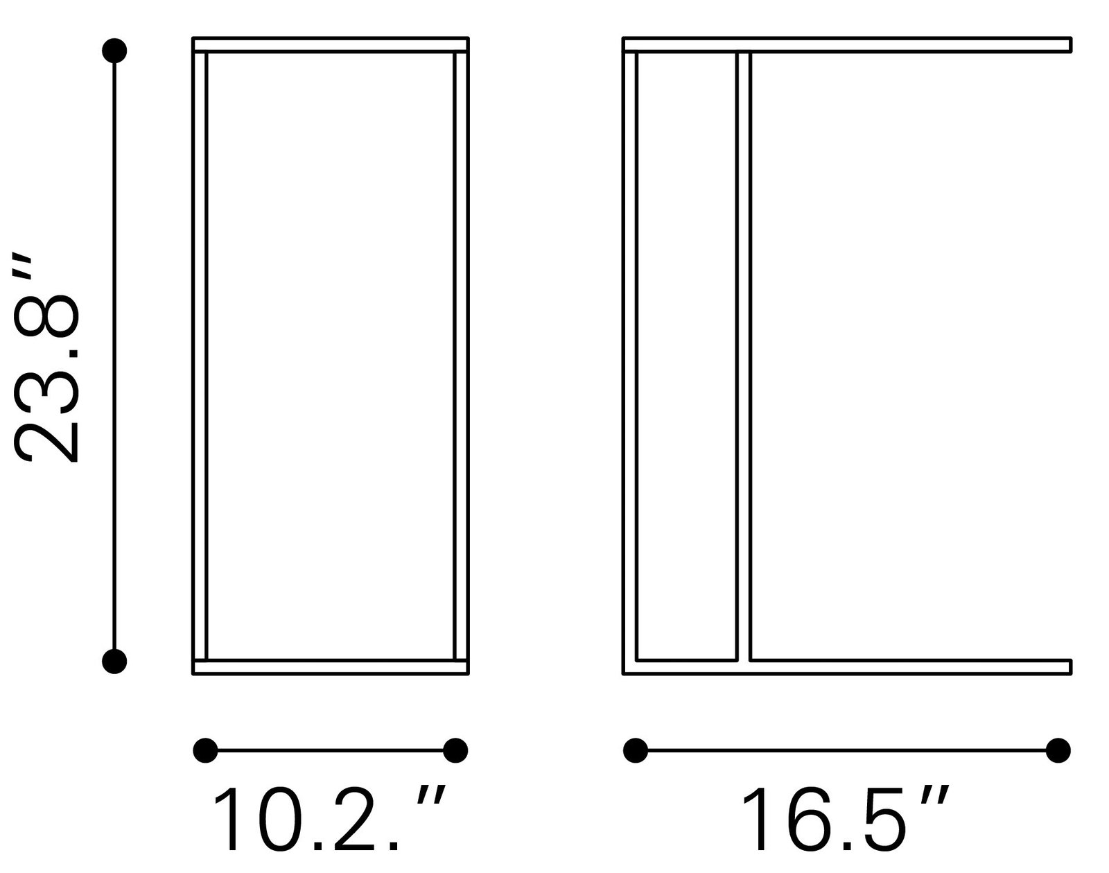 Atom Side Table Black - Image 9