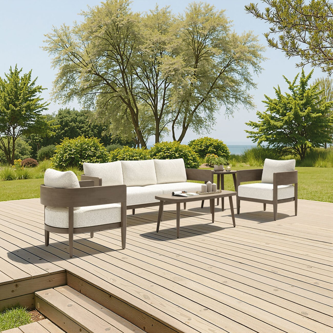 Foret Coffee Table Brown - Image 4