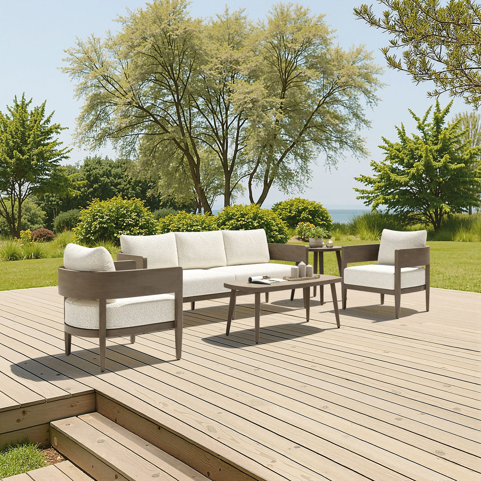 Foret Coffee Table Brown - Image 4