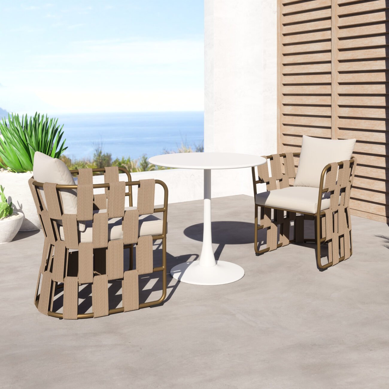 Soleil Dining Table White - Image 3