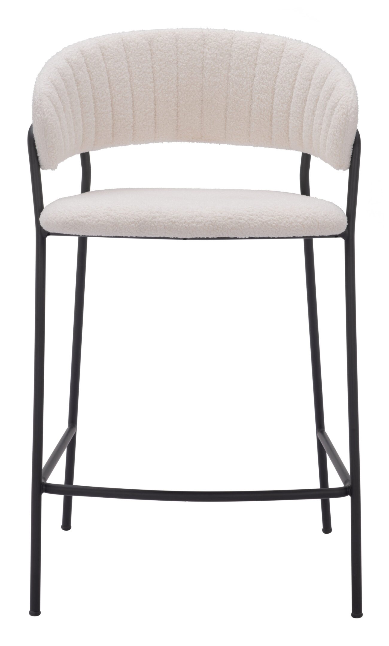 Josephine Counter Stool (Set of 2) Cream - Image 4