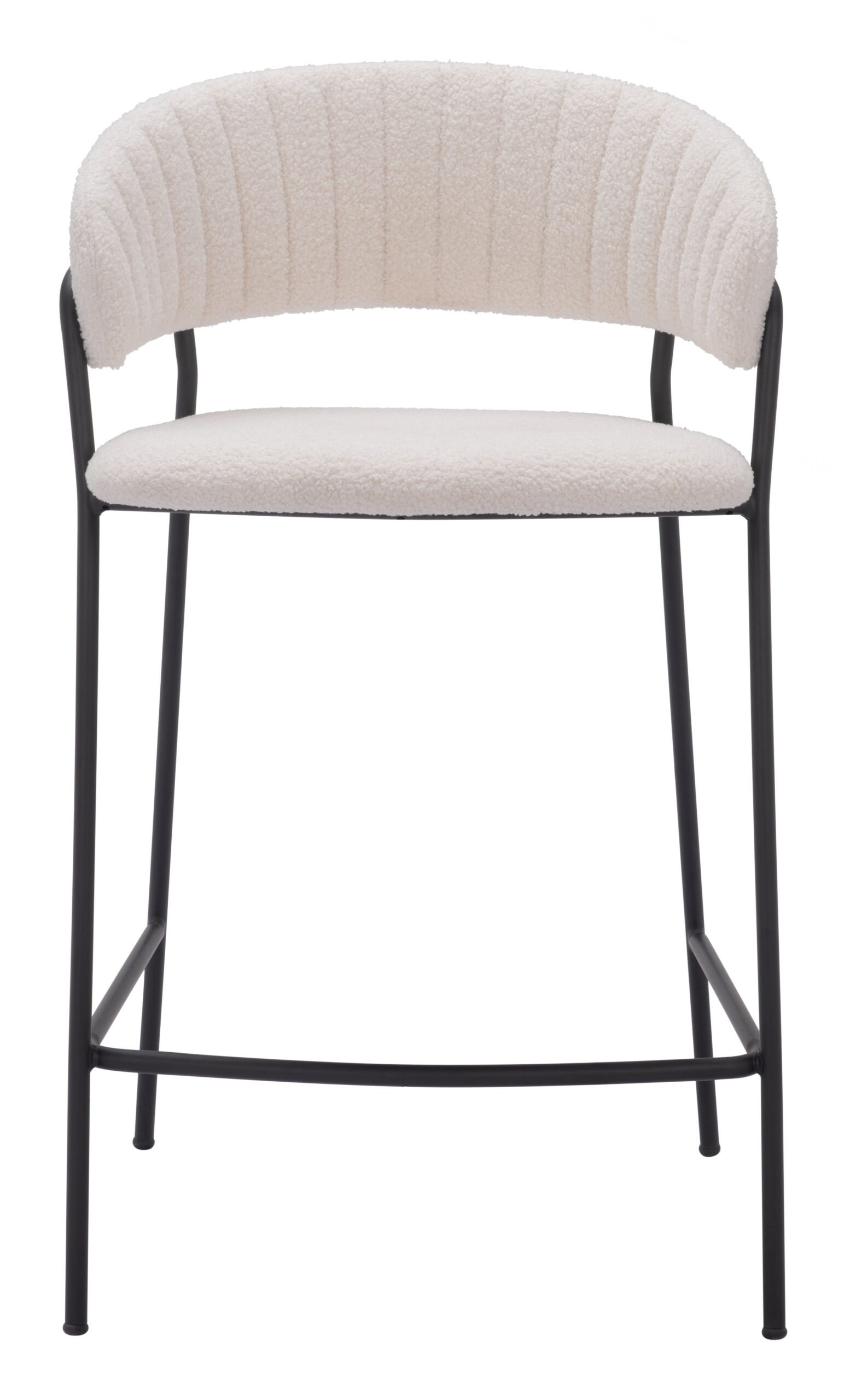 Josephine Counter Stool (Set of 2) Cream - Image 4