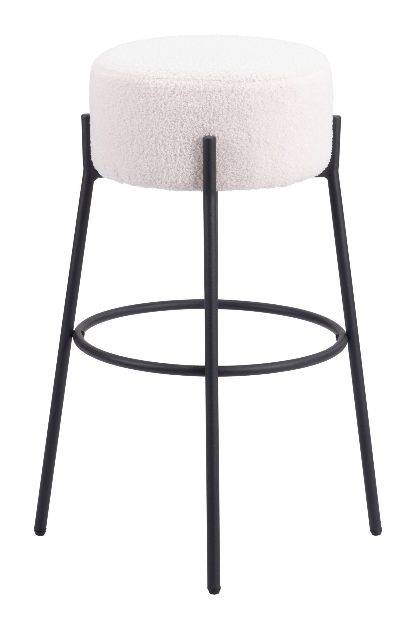 Blanche Barstool (Set of 2) Ivory - Image 3