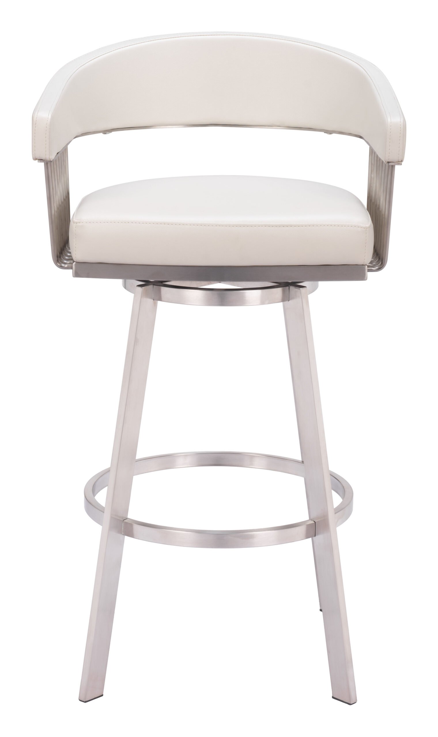Bantry Swivel Barstool White - Image 3
