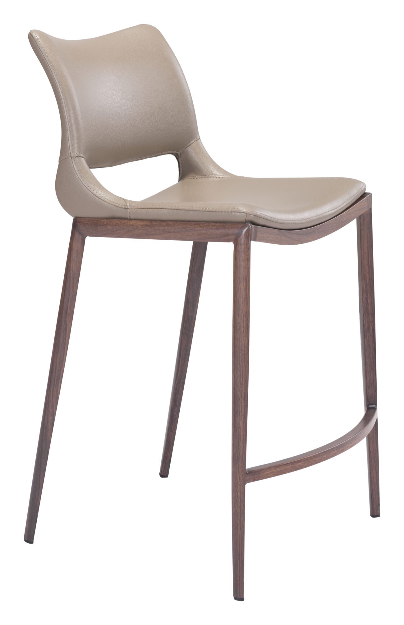 Ace Counter Stool (Set of 2) Brown & Walnut - Image 2