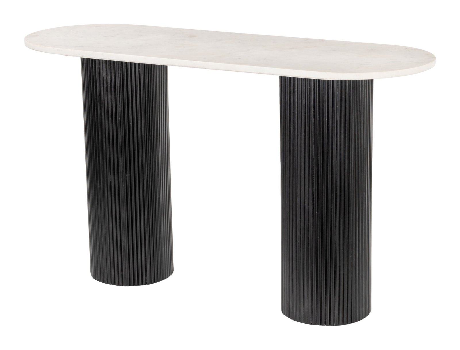 Izola Console Table White & Black - Image 6