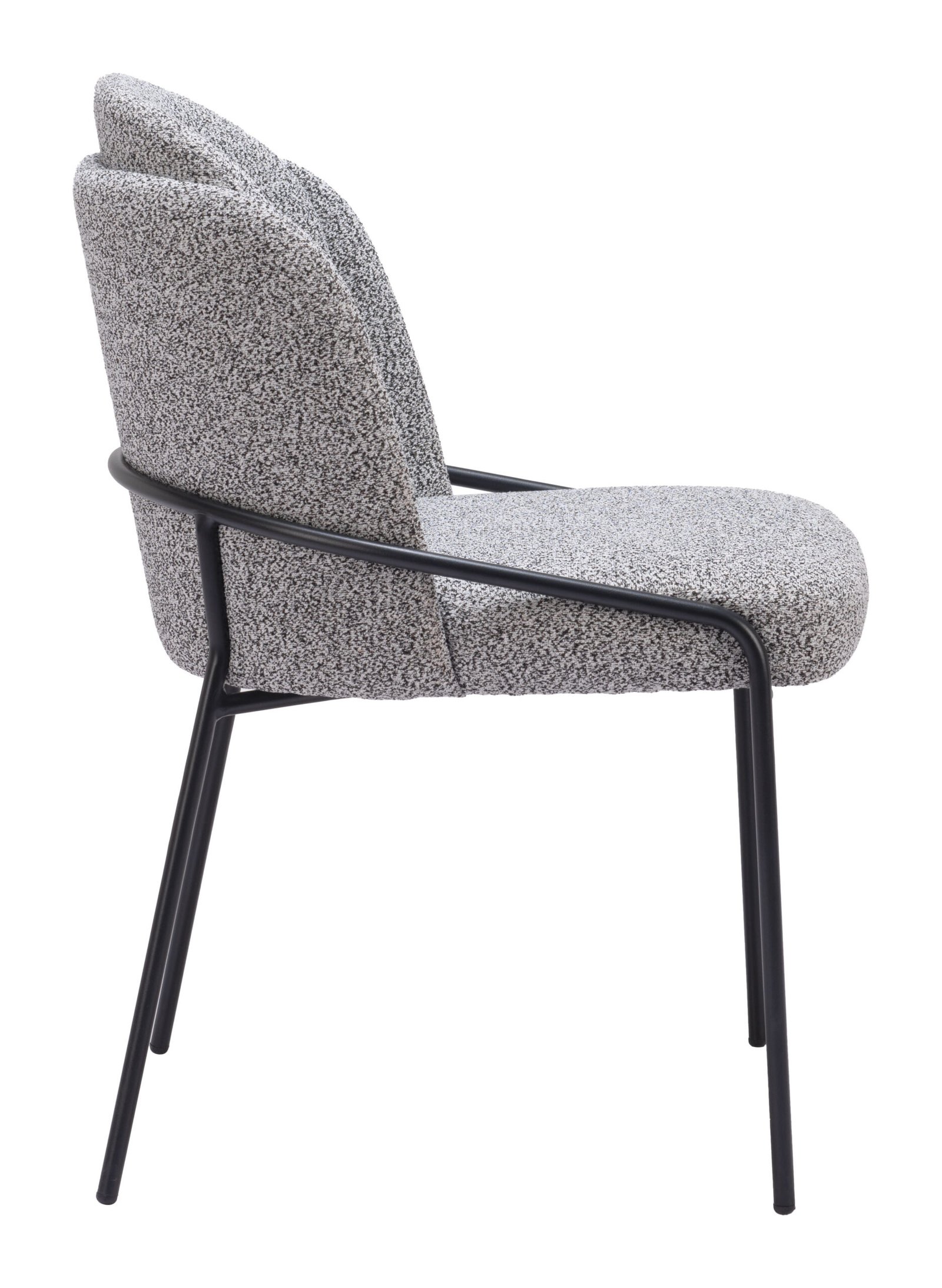 Jambi Dining Chair (Set of 2) Black & White - Image 2