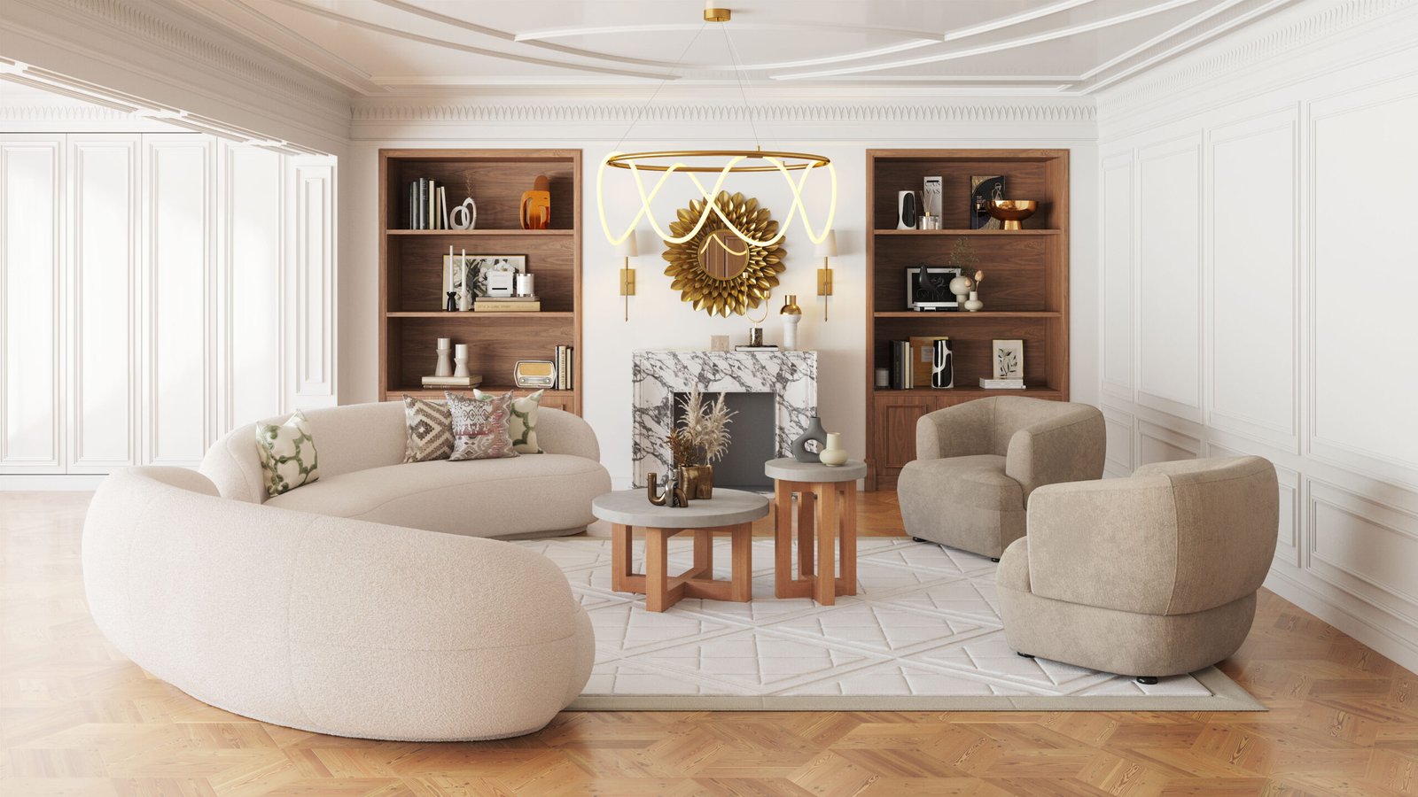 Bekker Accent Chair Golden Beige - Image 2