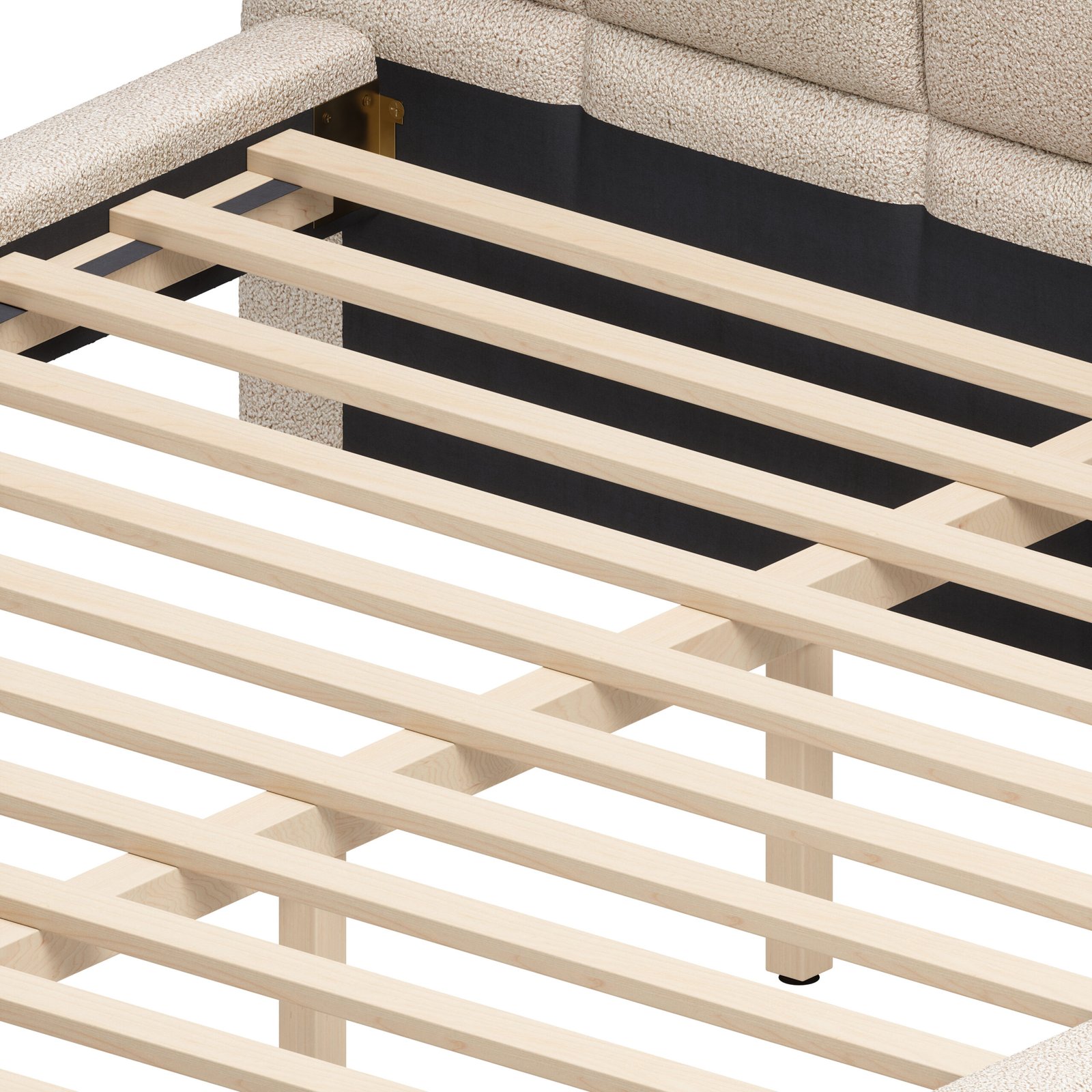 Placid King Bed Beige - Image 5