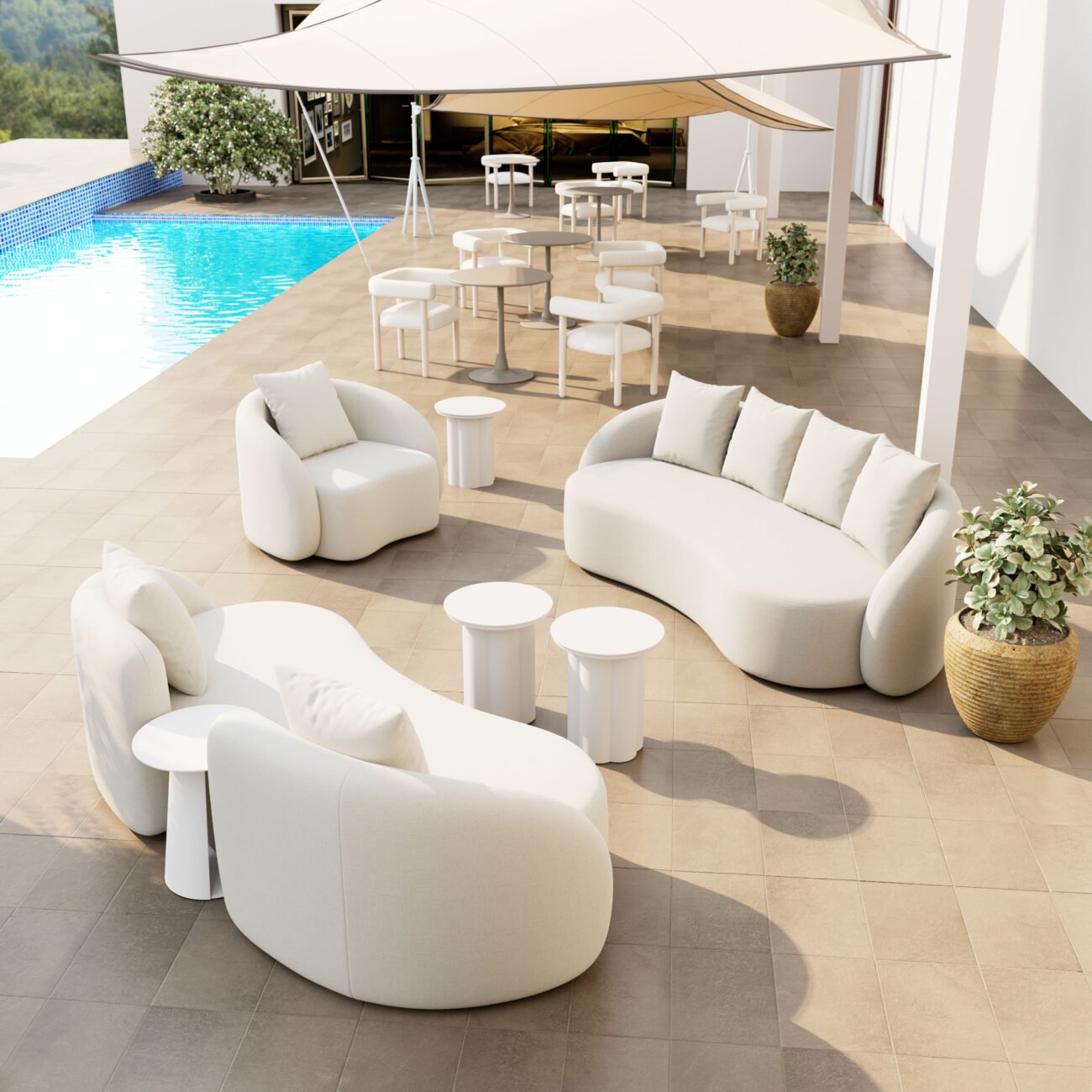 Kogur Side Table White - Image 3