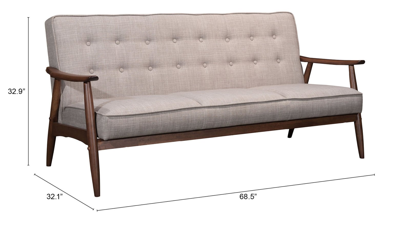 Rocky Sofa Putty - Image 11