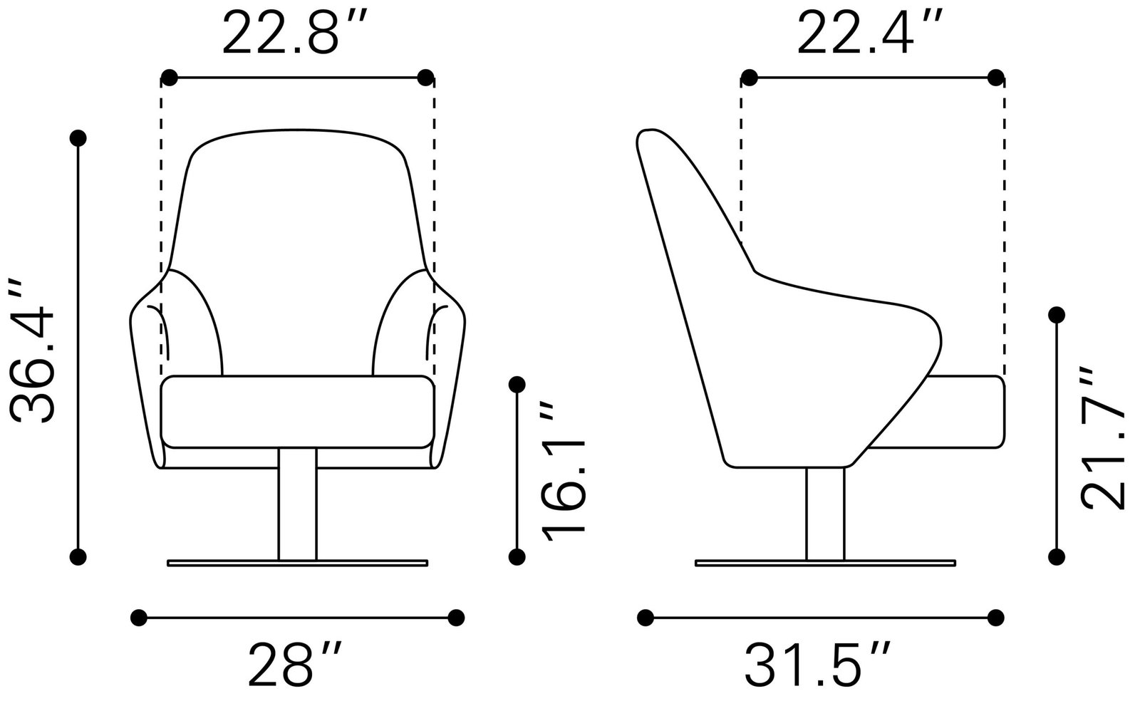 Withby Accent Chair Gray - Image 8