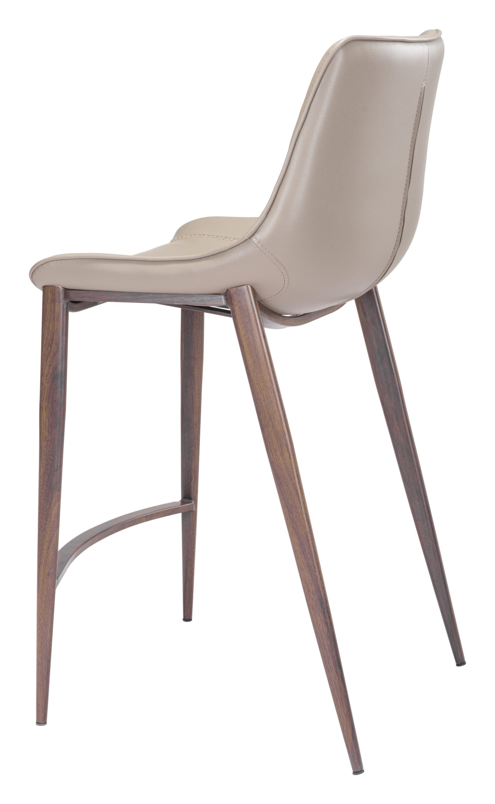 Magnus Counter Stool (Set of 2) Brown & Walnut - Image 6