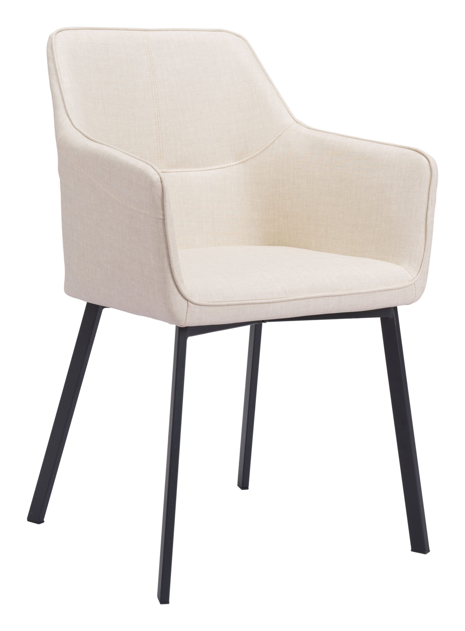 Adage Dining Chair (Set of 2) Beige - Image 3
