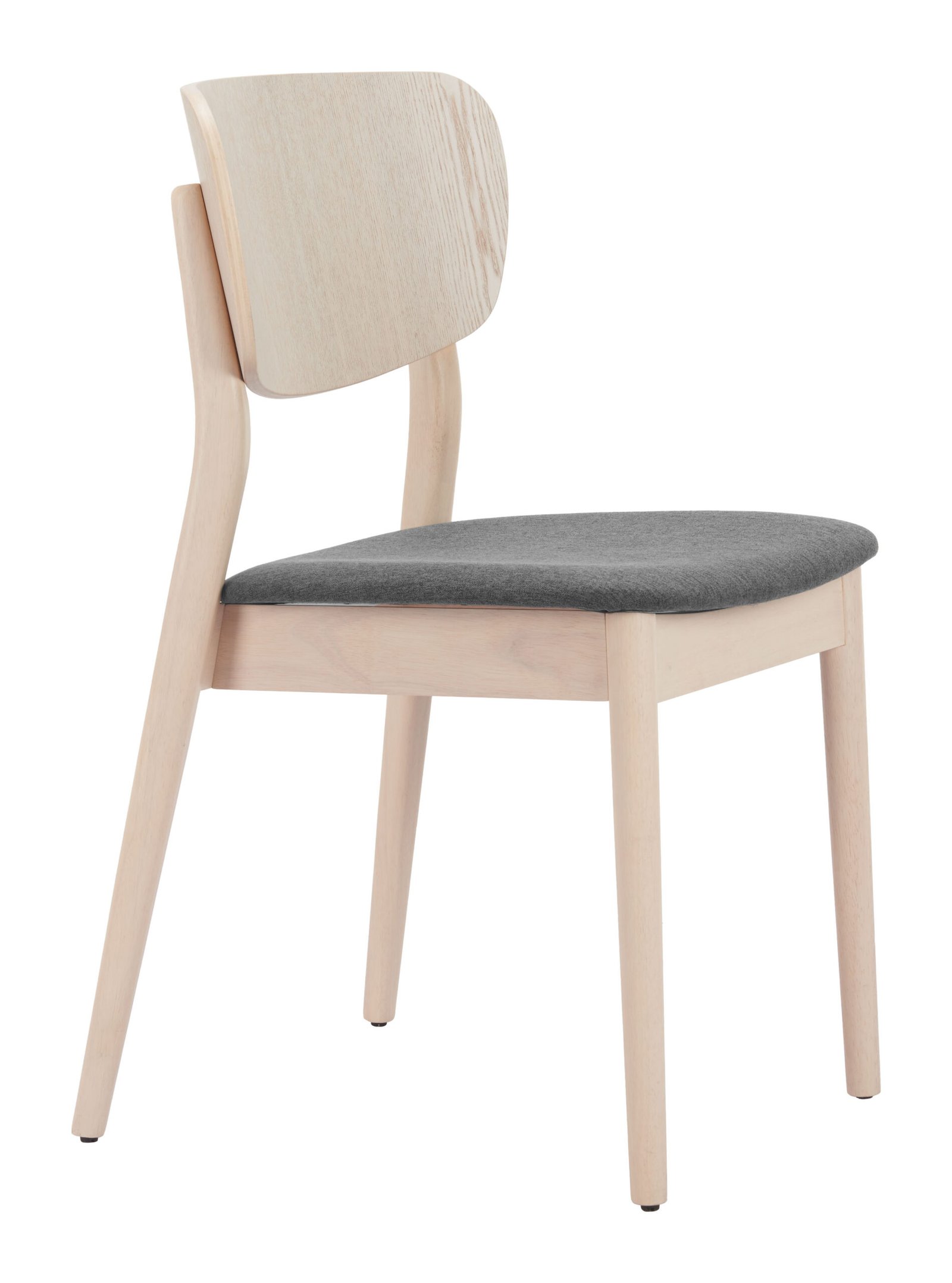 Kellua Dining Chair (Set of 2) Gray & Natural