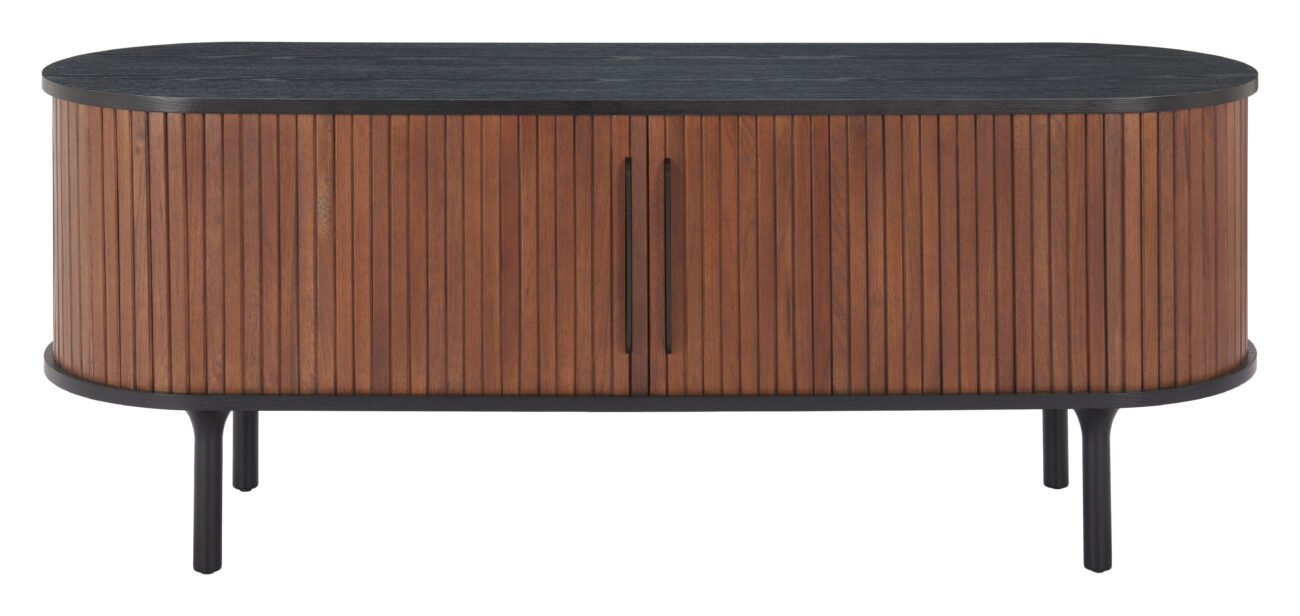 Koriana Entertainment Stand Black & Walnut - Image 4