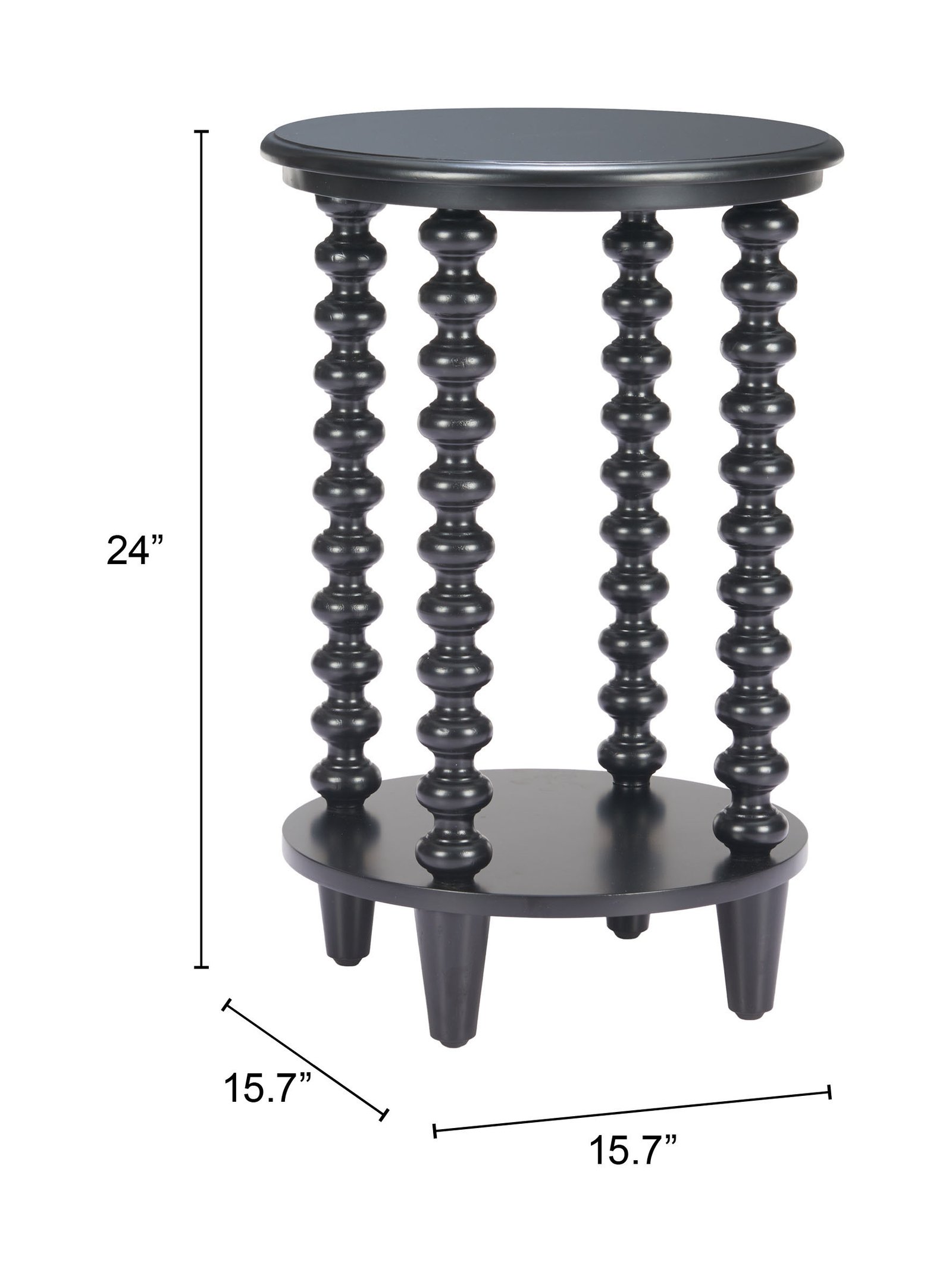 Gocce Side Table Black - Image 7