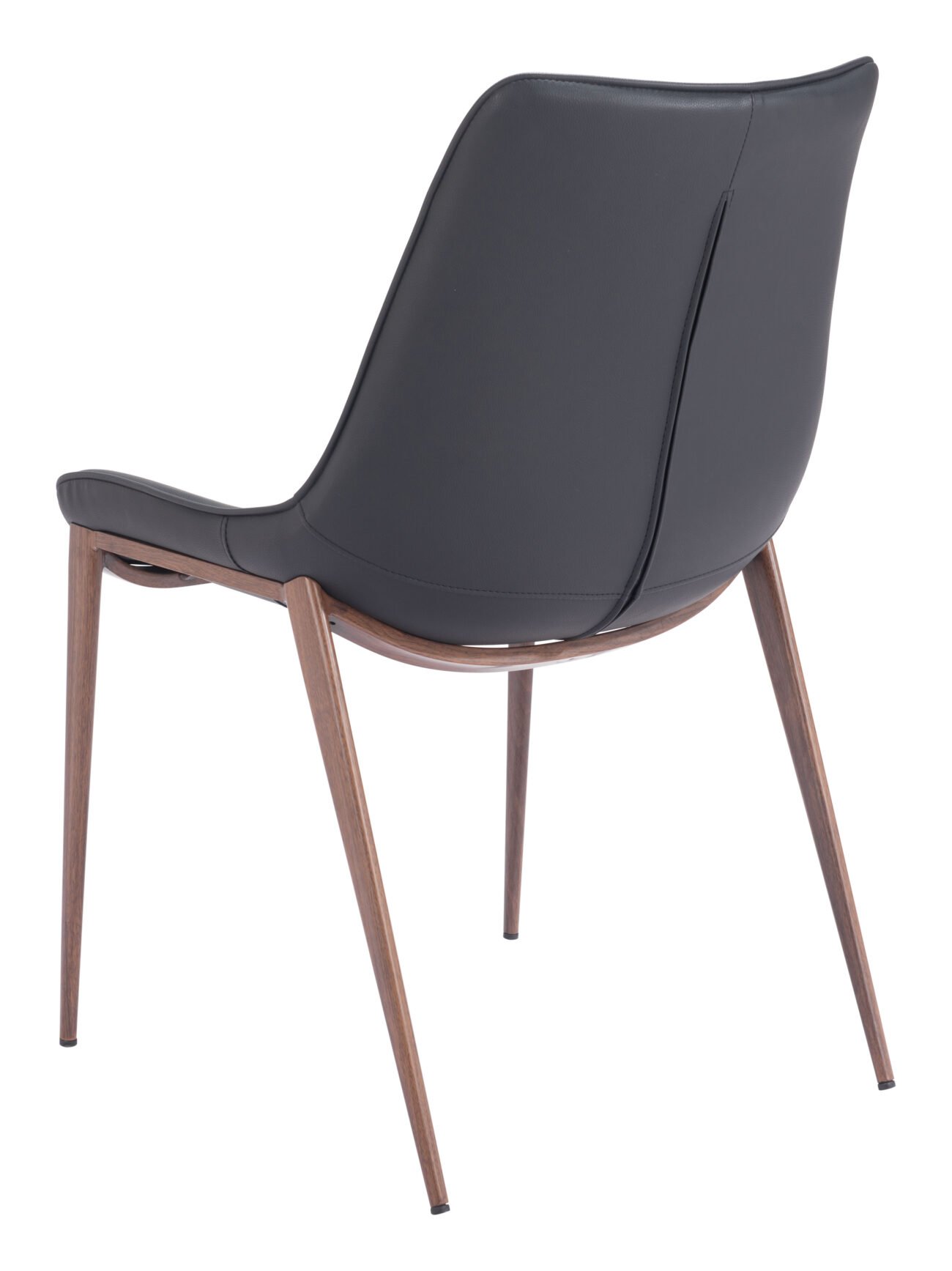 Magnus Dining Chair (Set of 2) Black & Walnut - Image 8