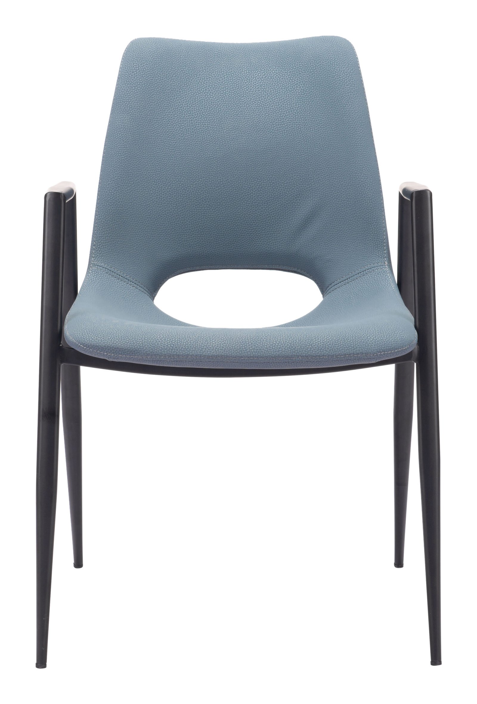 Desi Dining Chair (Set of 2) Azure Gray - Image 5