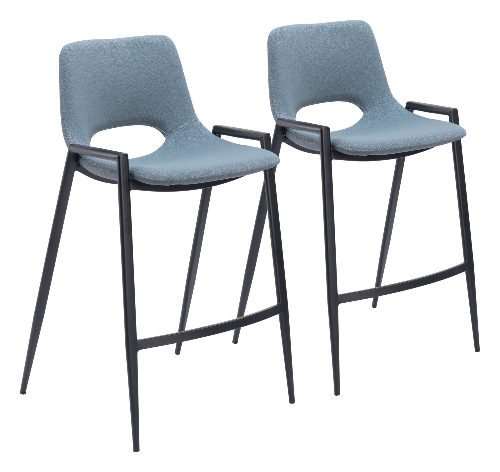 Desi Counter Stool (Set of 2) Azure Gray - Image 11