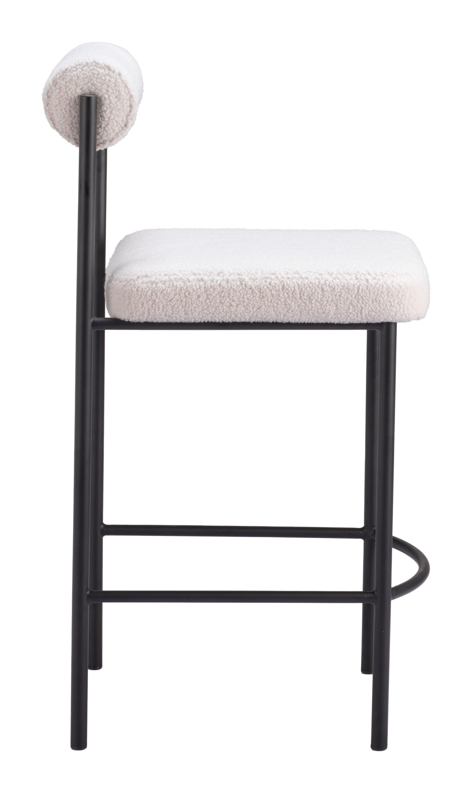Livorno Counter Stool (Set of 2) Ivory - Image 3