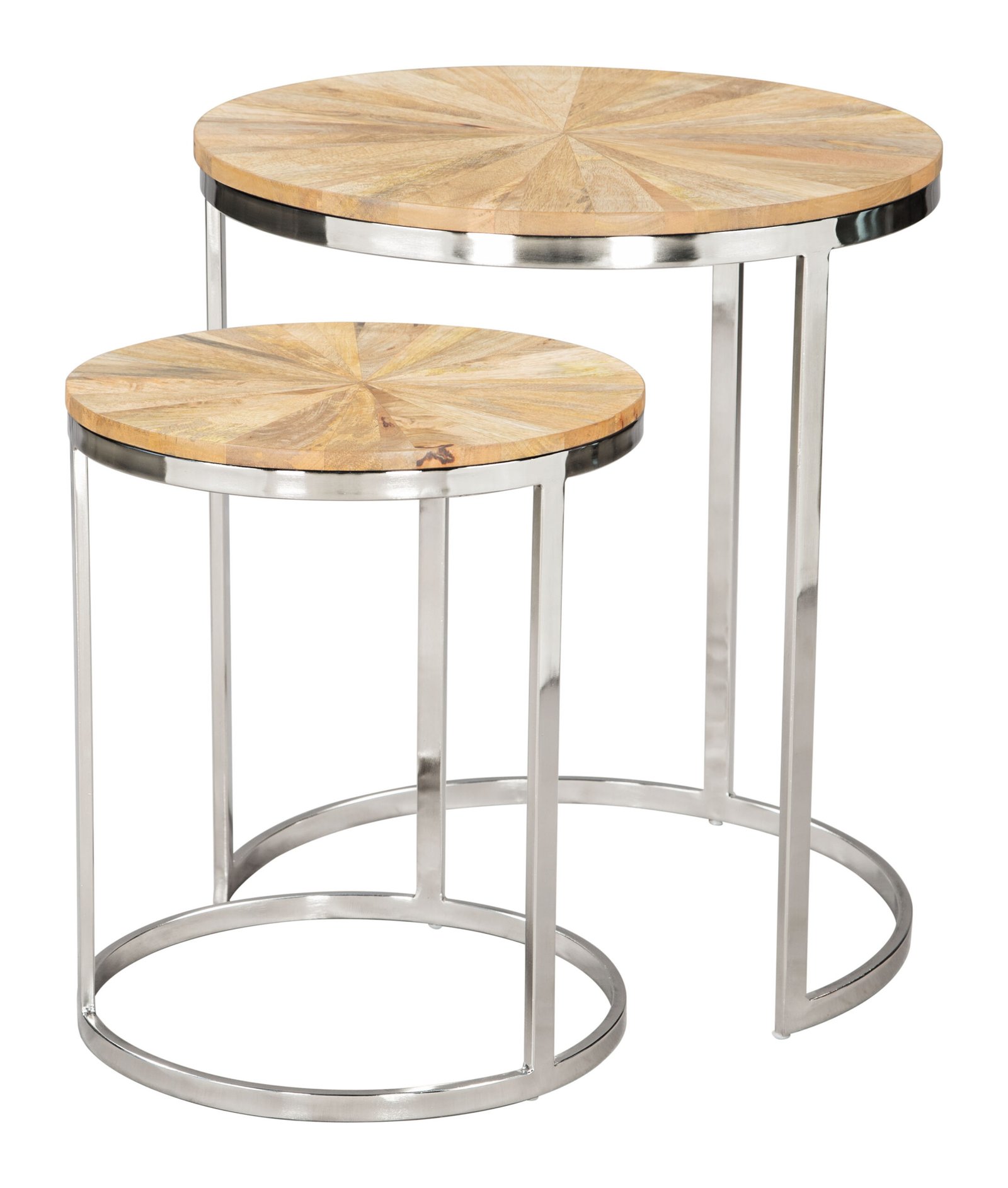 Bari Nesting Table Set (2-Piece) Natural - Image 3