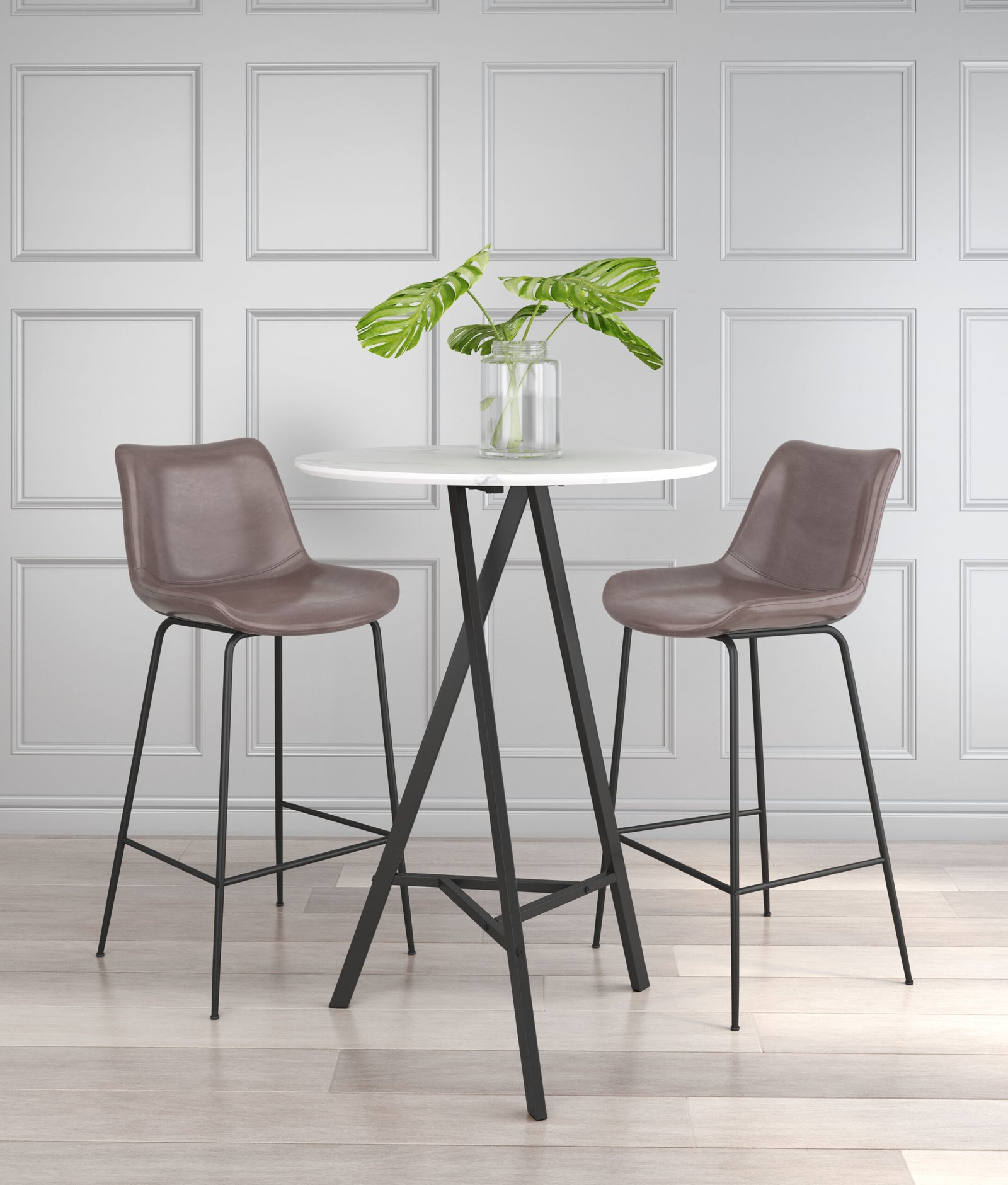 Byron Barstool Brown - Image 2