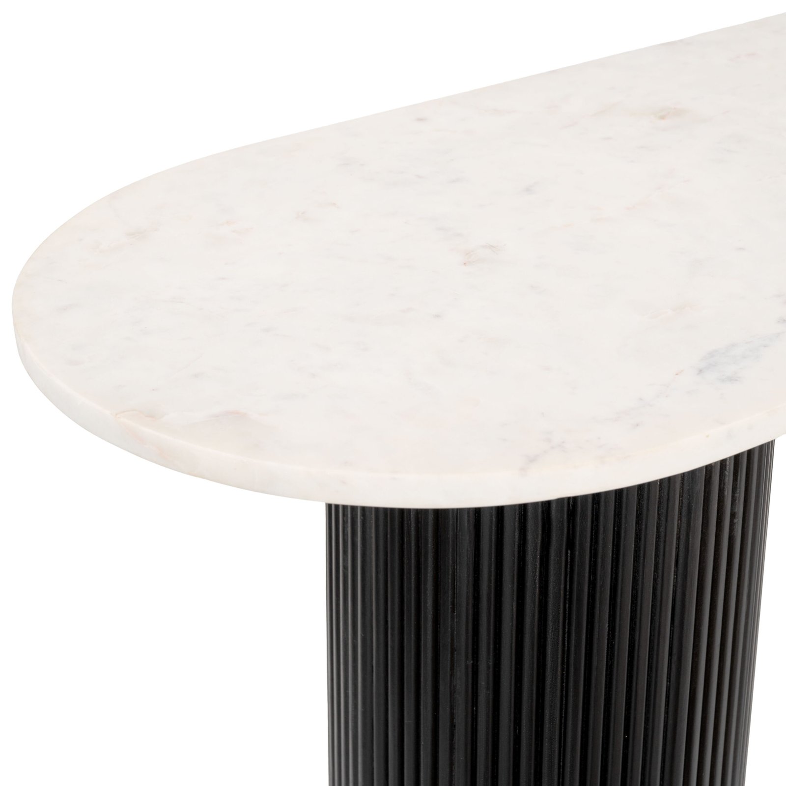 Izola Console Table White & Black - Image 7