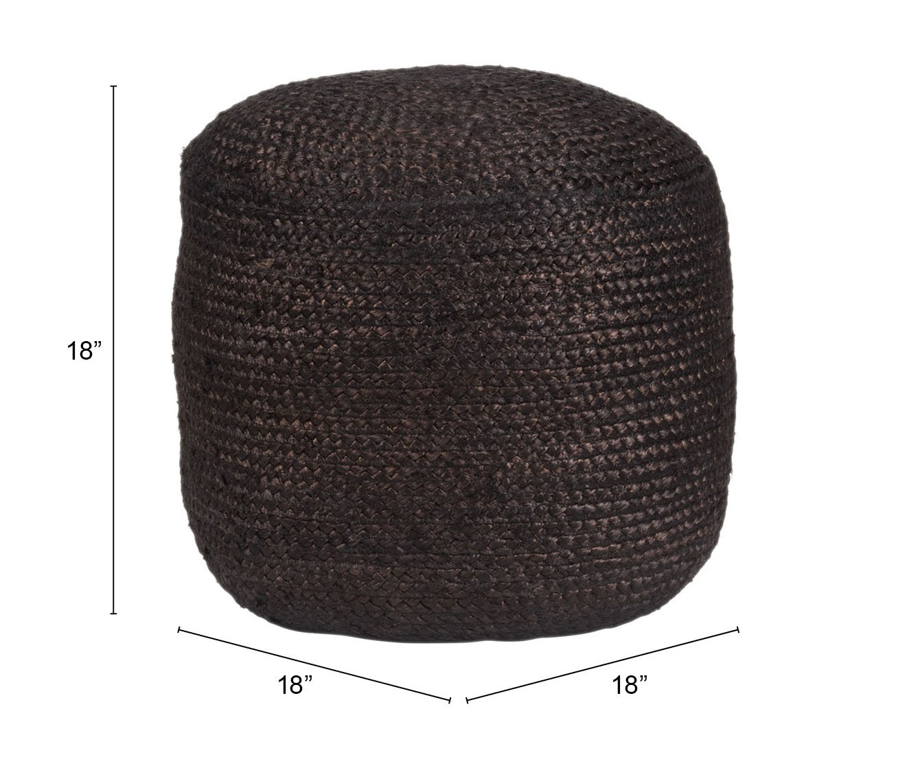 Lillian Ottoman Black - Image 9