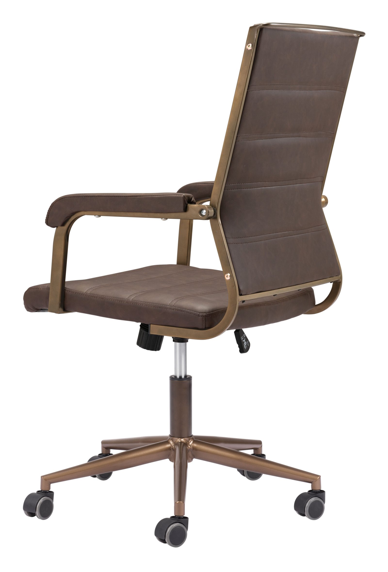 Auction Office Chair Espresso - Image 9