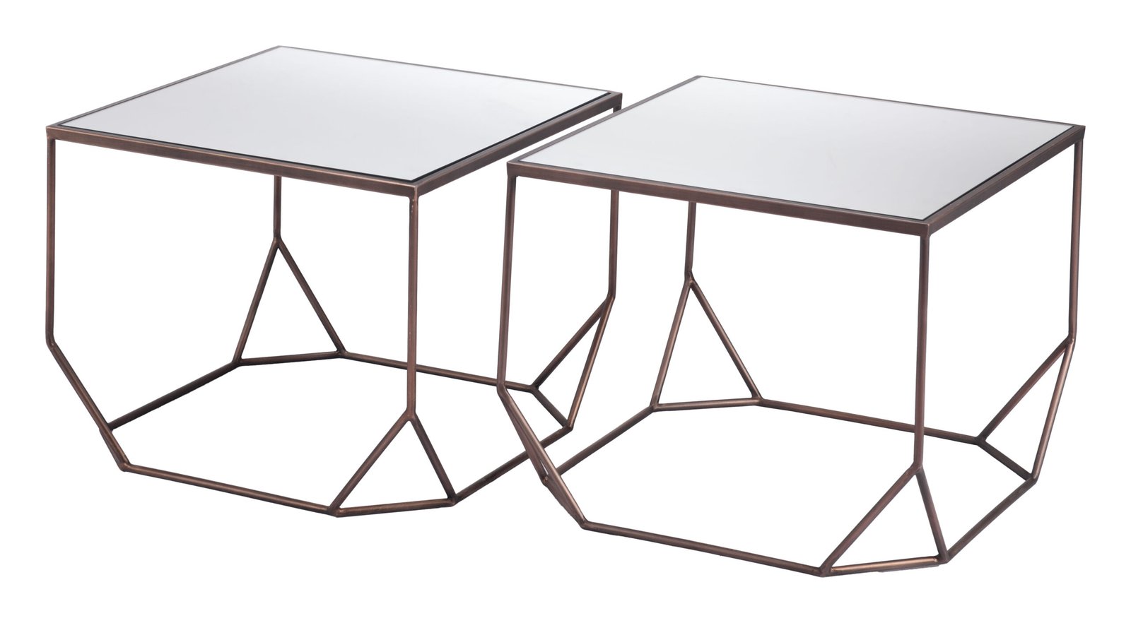 Arzon Coffee Table Set (2-Piece) Bronze - Image 5