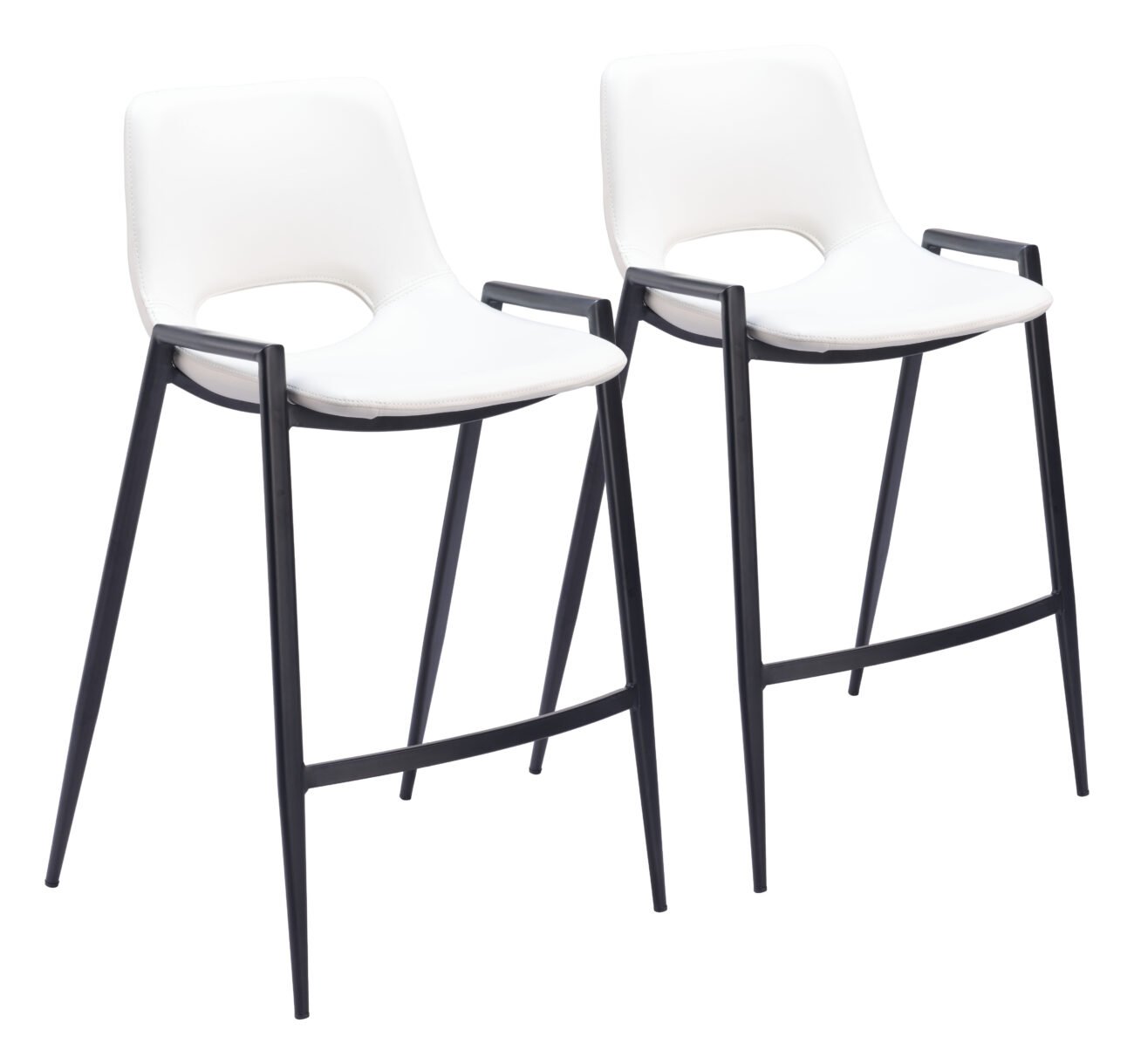 Desi Counter Stool (Set of 2) White - Image 11