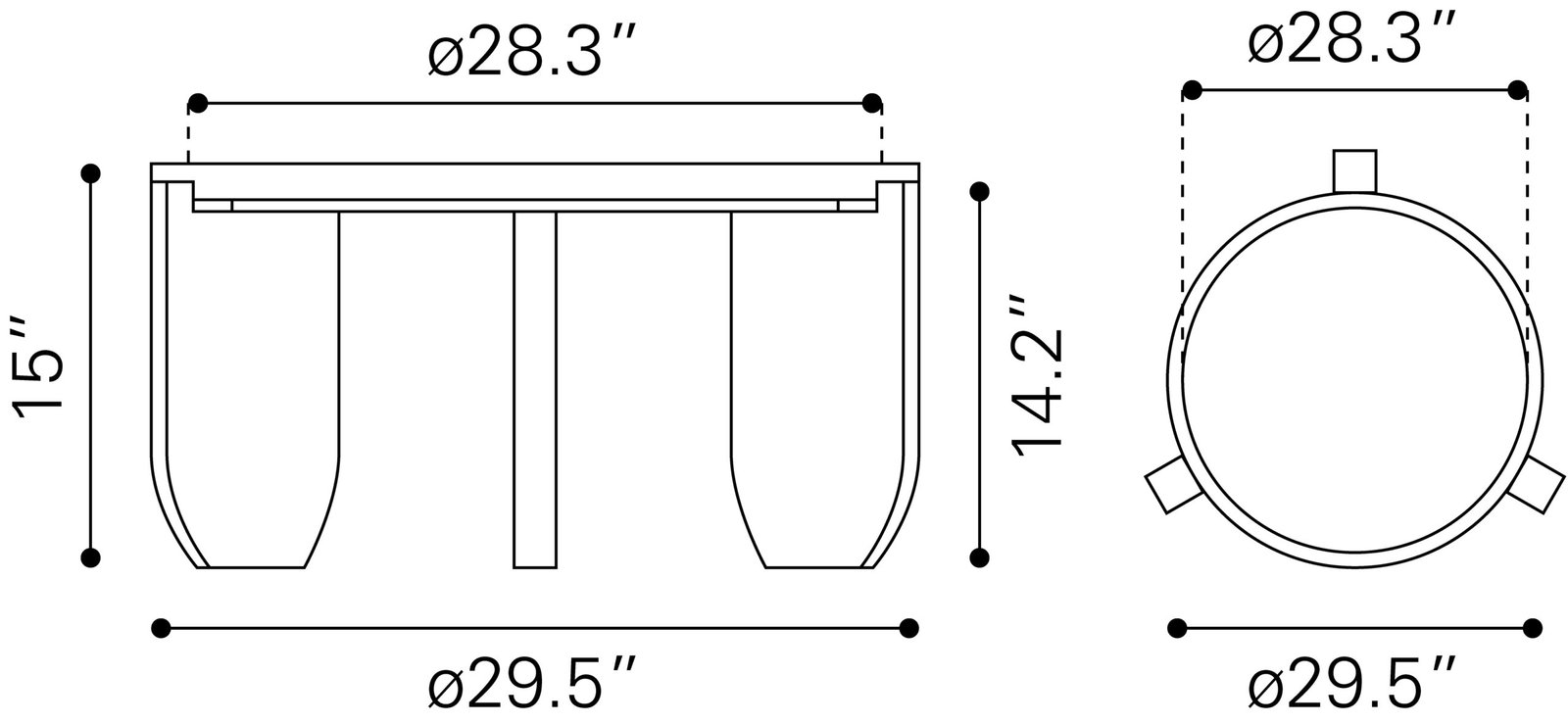 Nador Coffee Table Natural - Image 7