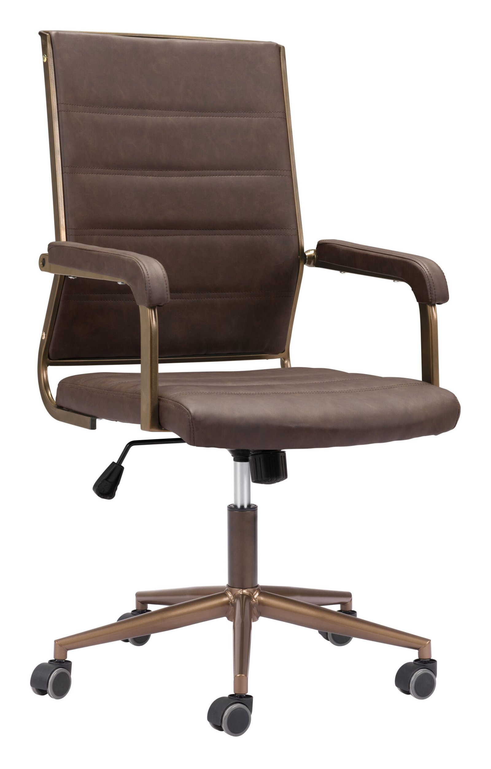 Auction Office Chair Espresso - Image 3