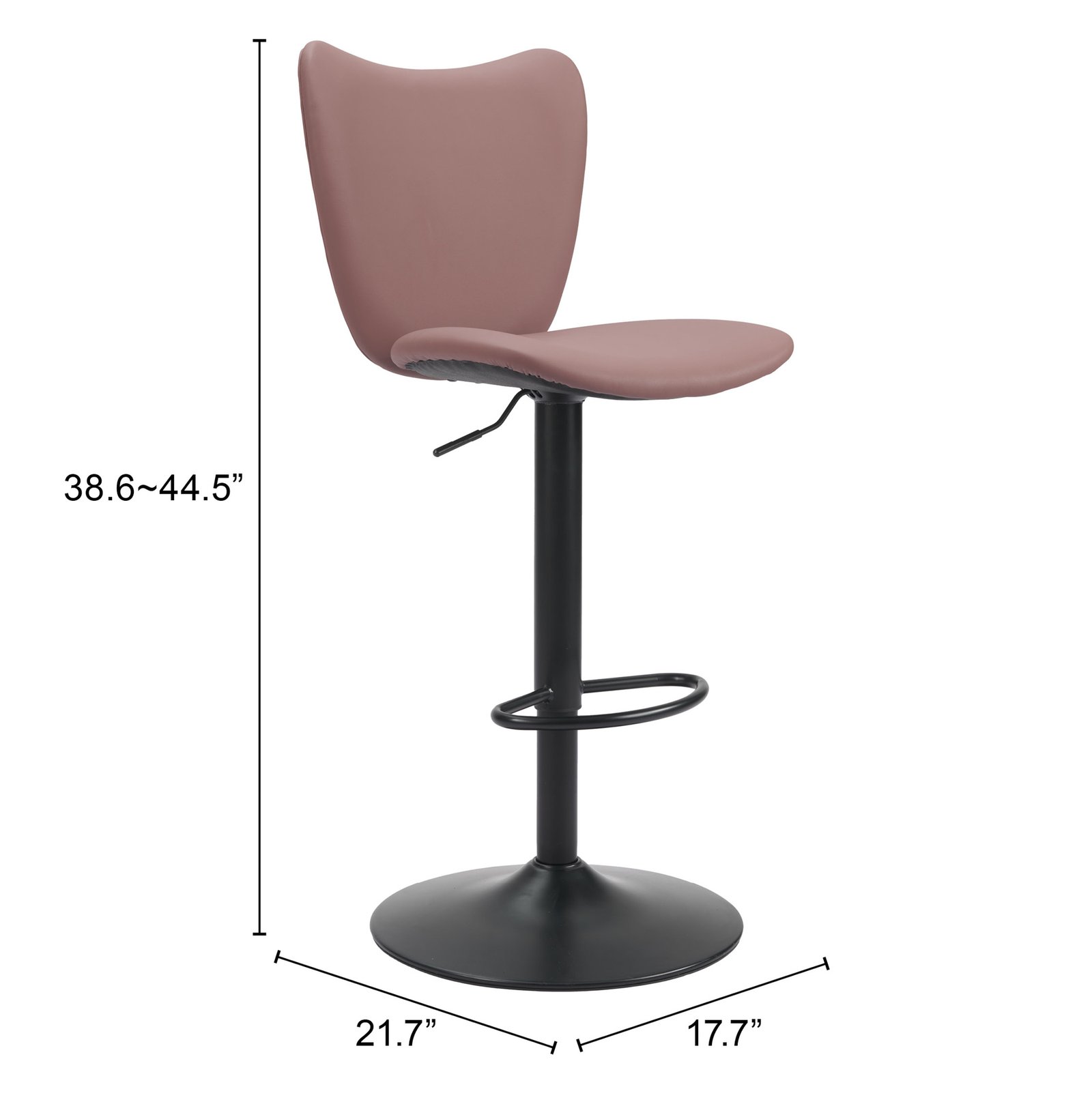 Elevate Barstool (Set of 2) Brown - Image 9