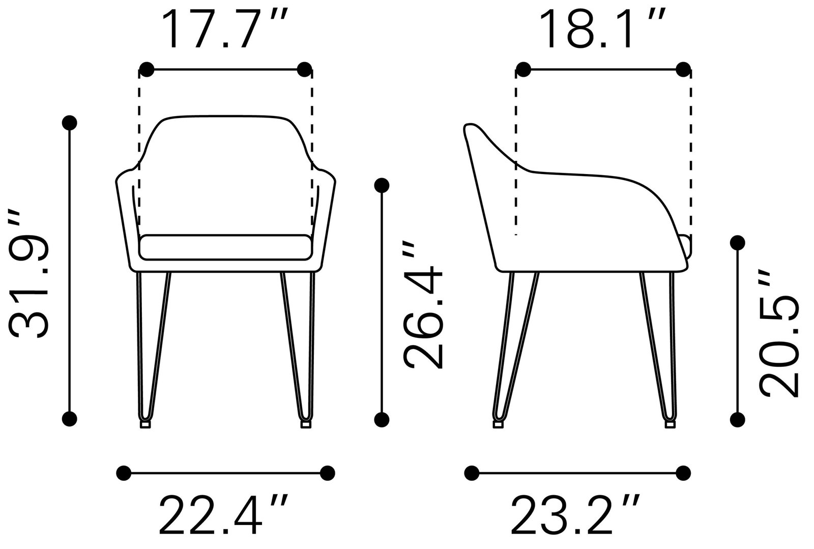 Braxton Dining Chair (Set of 2) Vintage Gray - Image 11