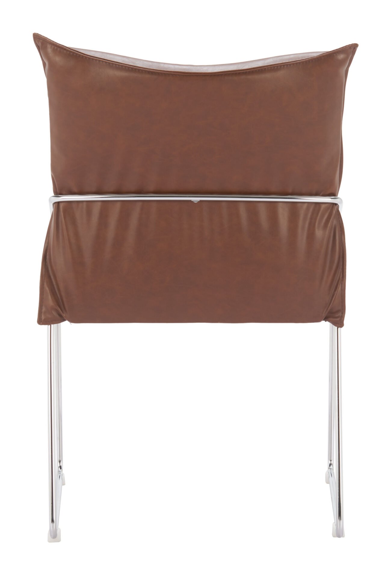 Pola Dining Chair (Set of 2) Brown - Image 4